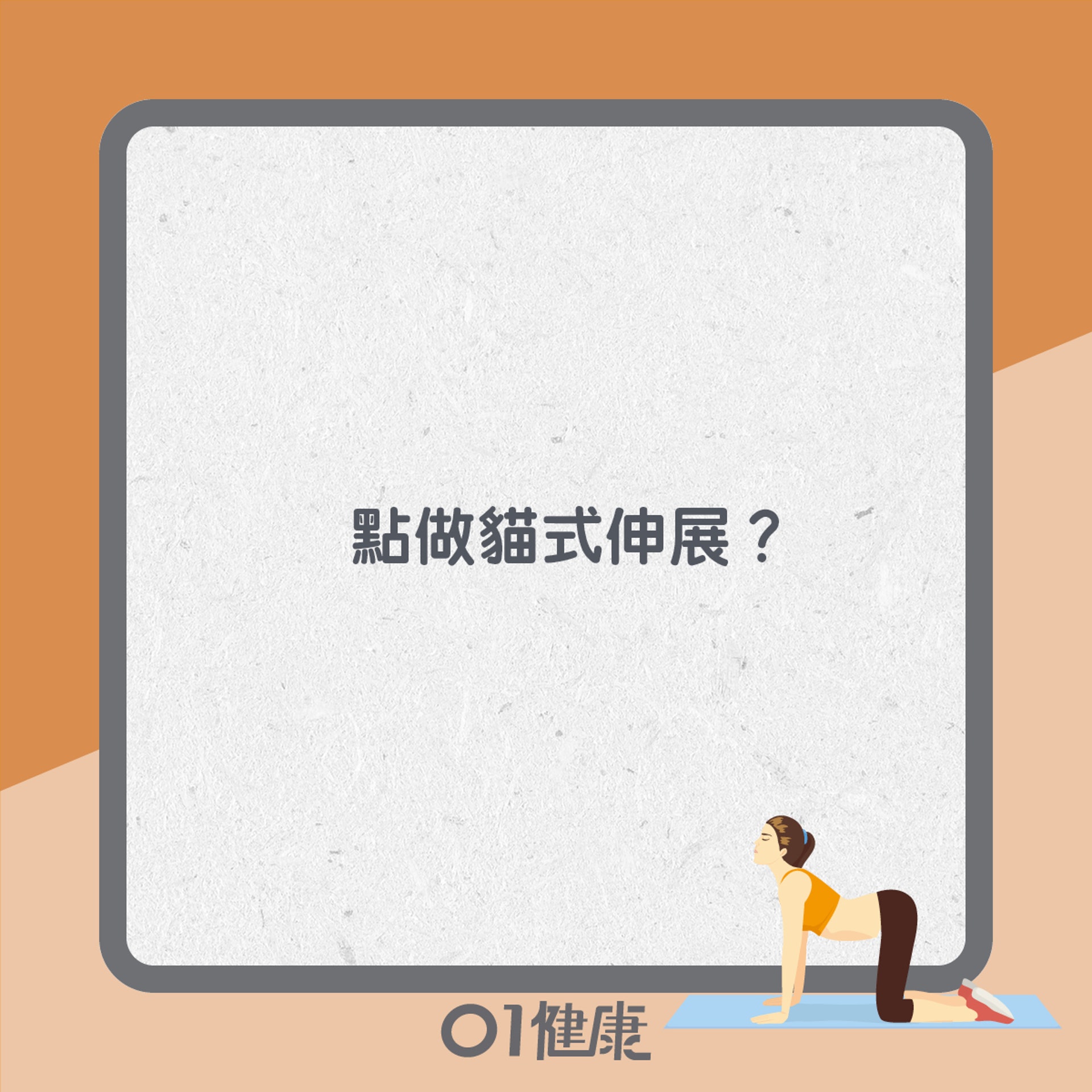 貓式伸展逐格睇(01製圖) 貓式伸展逐格睇(01製圖)