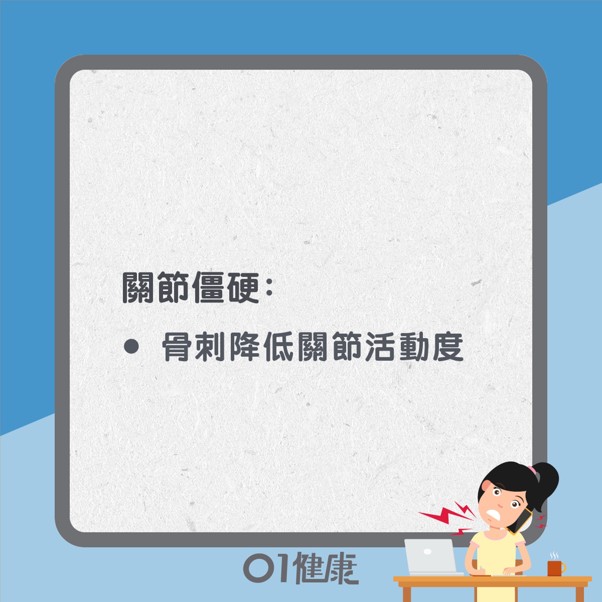 骨刺3大症狀(01製圖) 骨刺3大症狀(01製圖)