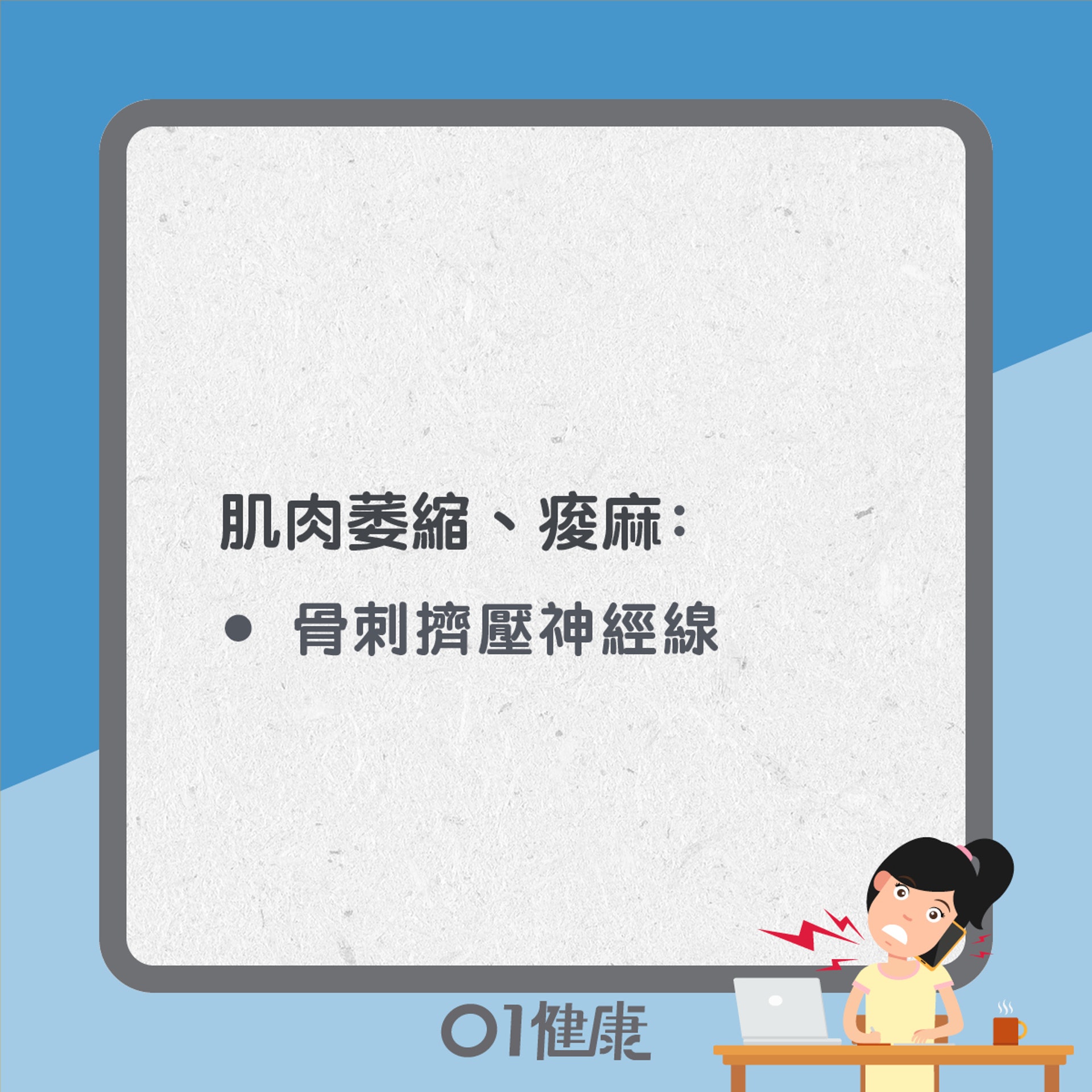 骨刺3大症狀(01製圖) 骨刺3大症狀(01製圖)