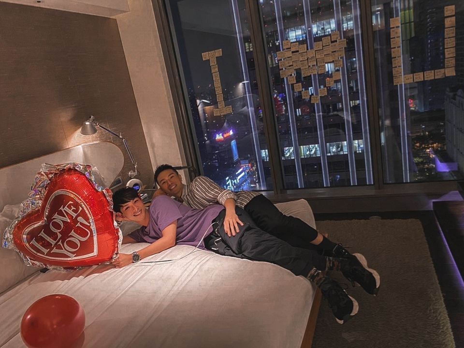 晨翔與賴先生交情很好。(Facebook)