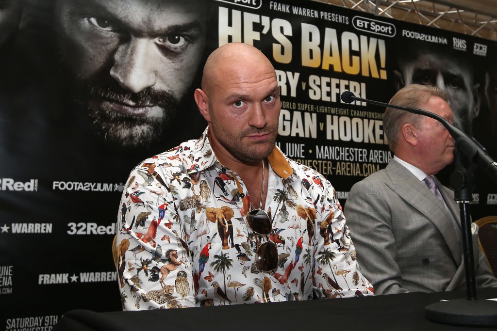 Tyson Fury。圖片來源：Getty Images