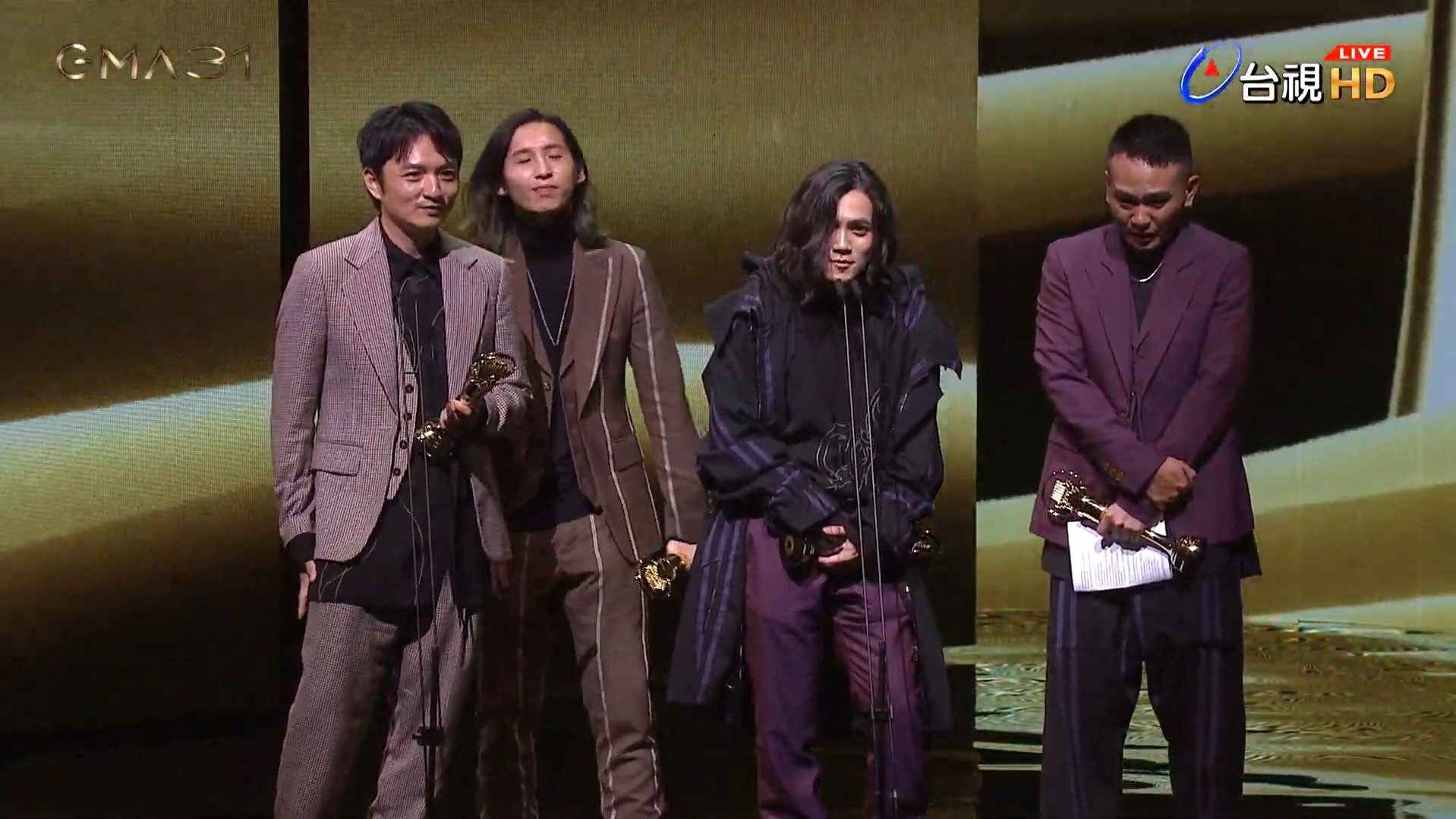 【金曲獎2020】滅火器首奪最佳樂團 主音楊大正:最棒的生日禮物 【金曲獎2020】滅火器首奪最佳樂團 主音楊大正:最棒的生日禮物