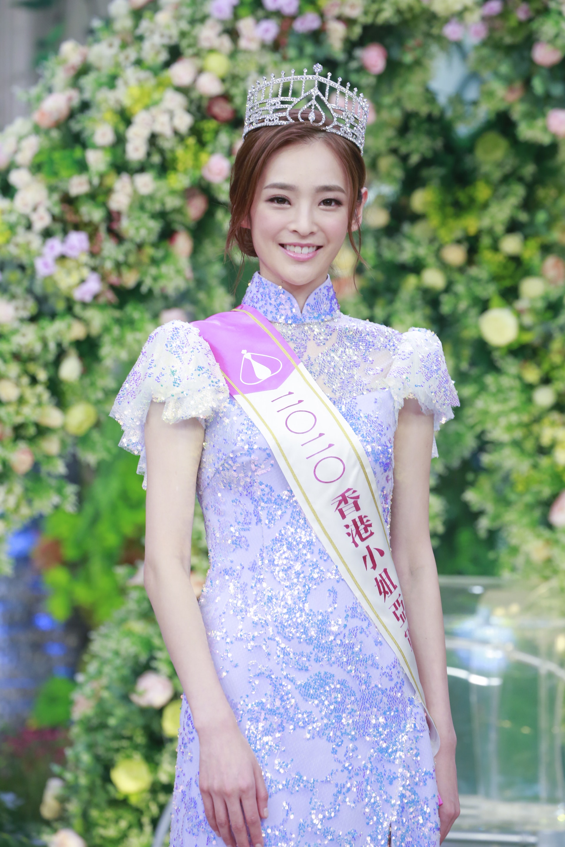 應屆亞軍陳楨怡參選時眼大大!(梁碧玲攝) 應屆亞軍陳楨怡參選時眼大大!(梁碧玲攝)