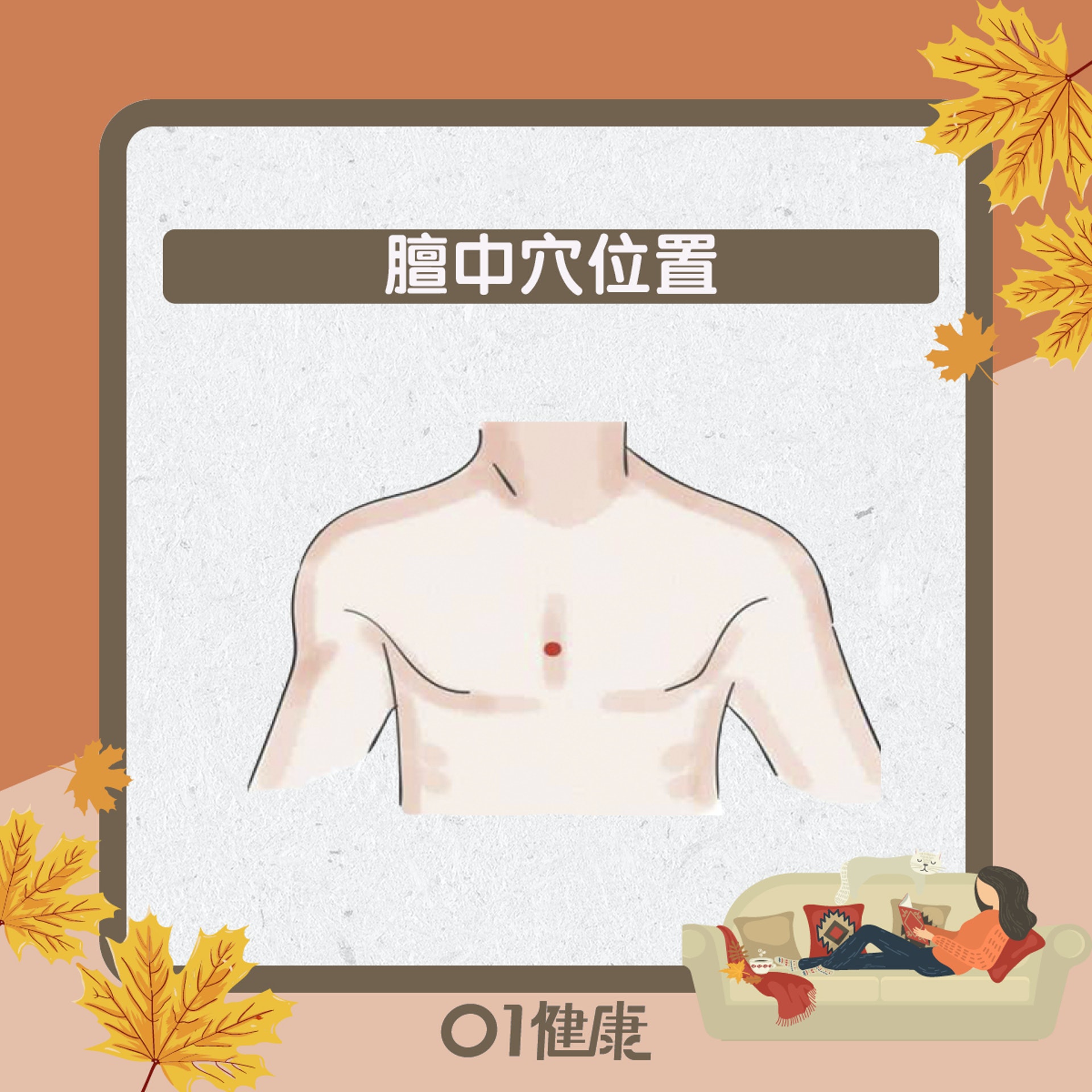 膻中穴知多啲(01製圖) 膻中穴知多啲(01製圖)