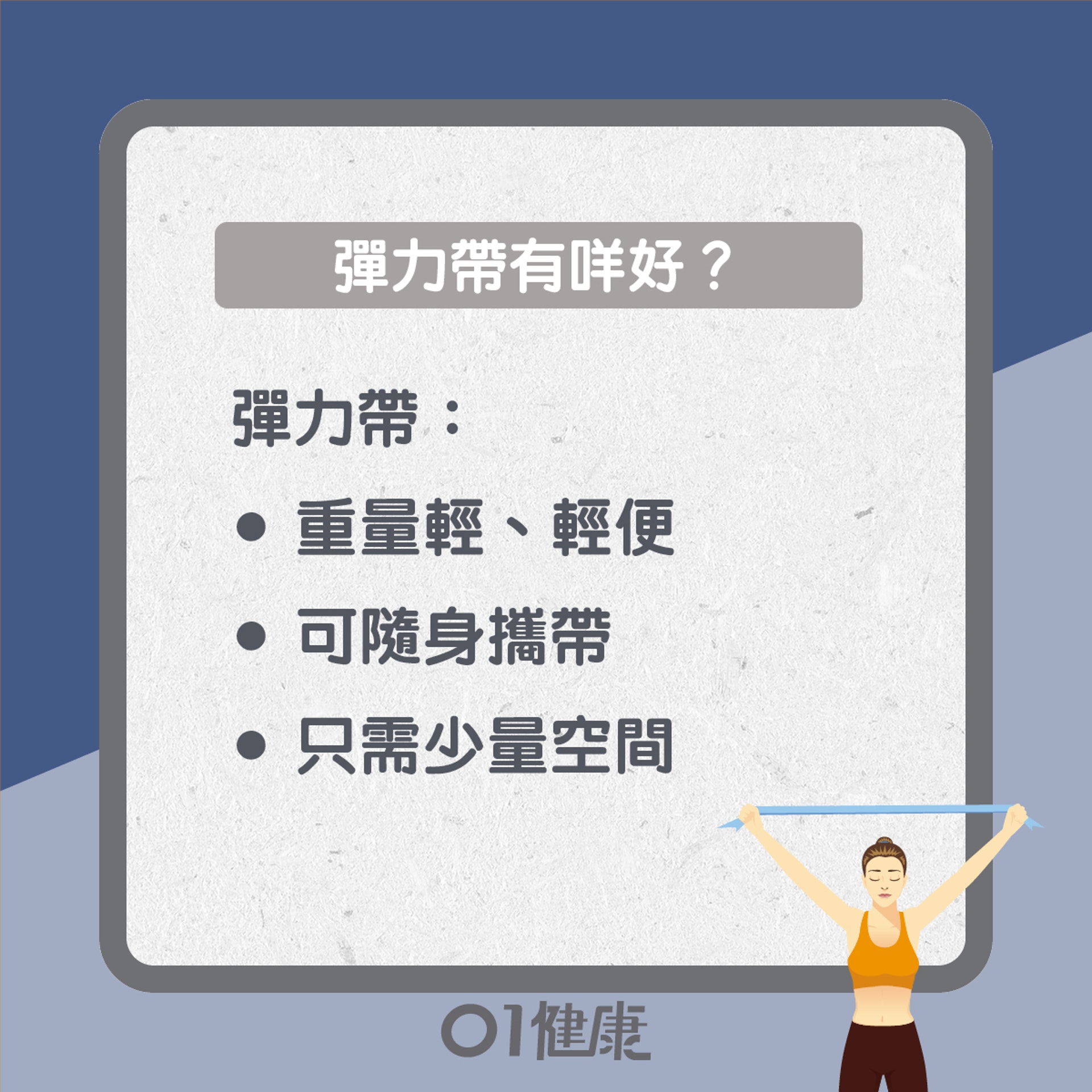 彈力帶知多啲(01製圖) 彈力帶知多啲(01製圖)