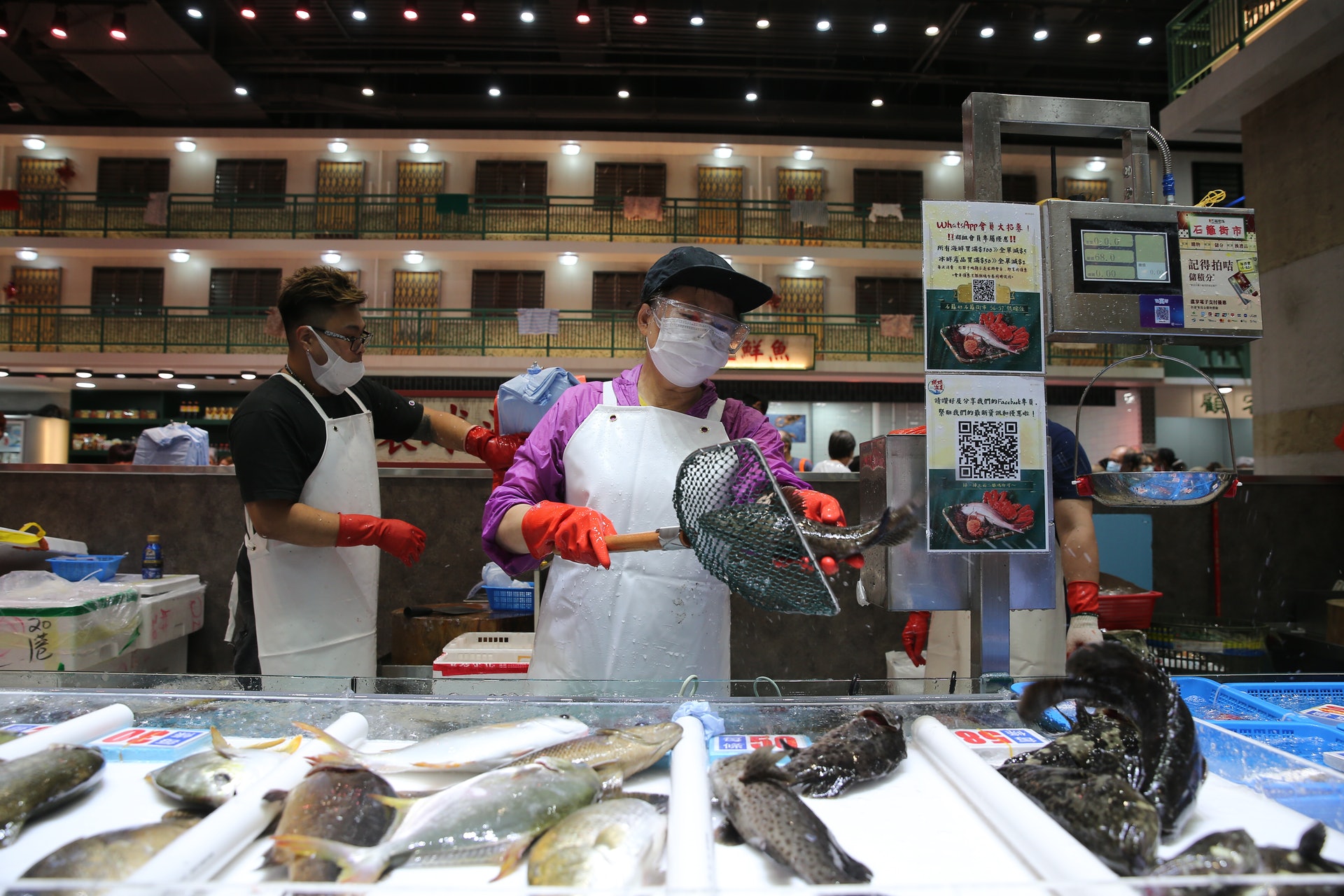 街市以舊屋邨情懷作主題。(蔡正邦攝) 街市以舊屋邨情懷作主題。(蔡正邦攝)