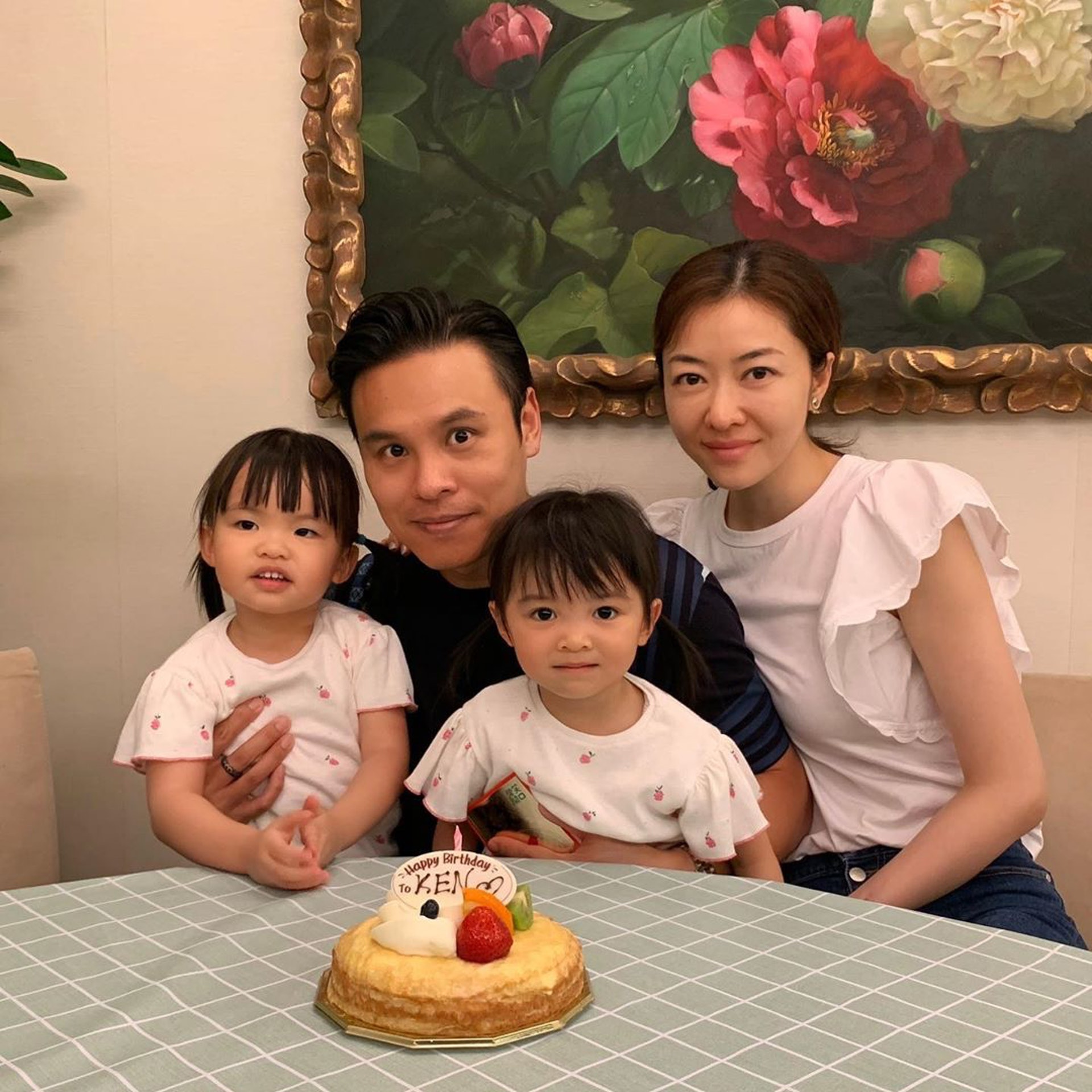 Lynn一家四口。(熊黛林ig) Lynn一家四口。(熊黛林ig)