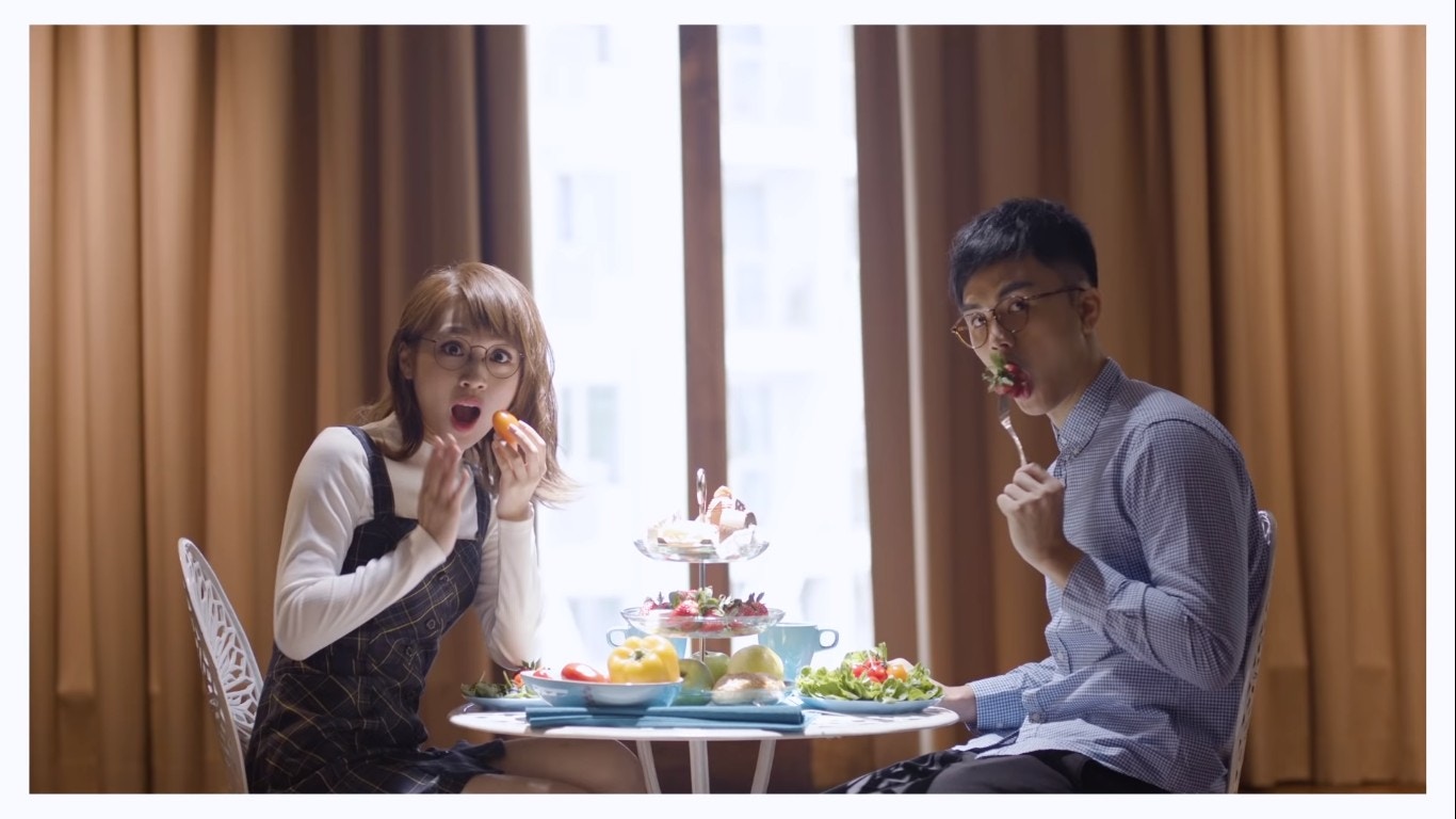 兩人早前在《迷魂陣》合作。(MV畫面) 兩人早前在《迷魂陣》合作。(MV畫面)