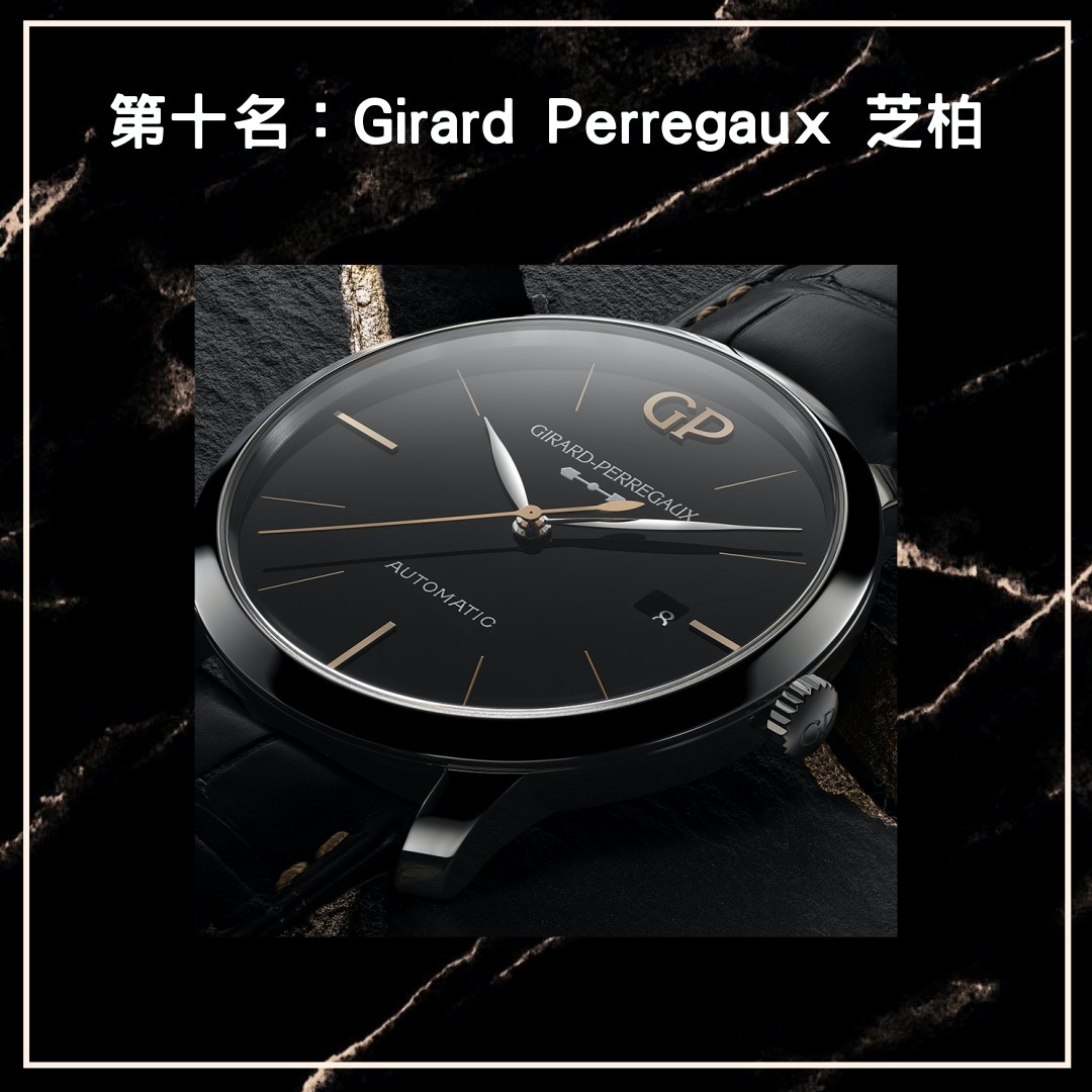 十大名錶榜單（01製圖，Girard Perregaux官網）