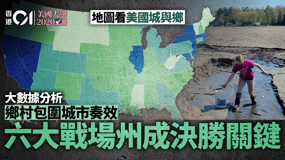 美國大選2020|得巿郊得天下:市郊州份的「紅藍抉擇」定勝敗 美國大選2020|得巿郊得天下:市郊州份的「紅藍抉擇」定勝敗