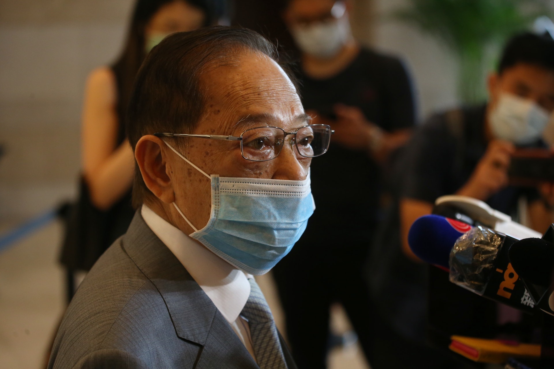 香港地產建設商會執委會主席、會德豐地產主席梁志堅。(梁騰威攝) 香港地產建設商會執委會主席、會德豐地產主席梁志堅。(梁騰威攝)
