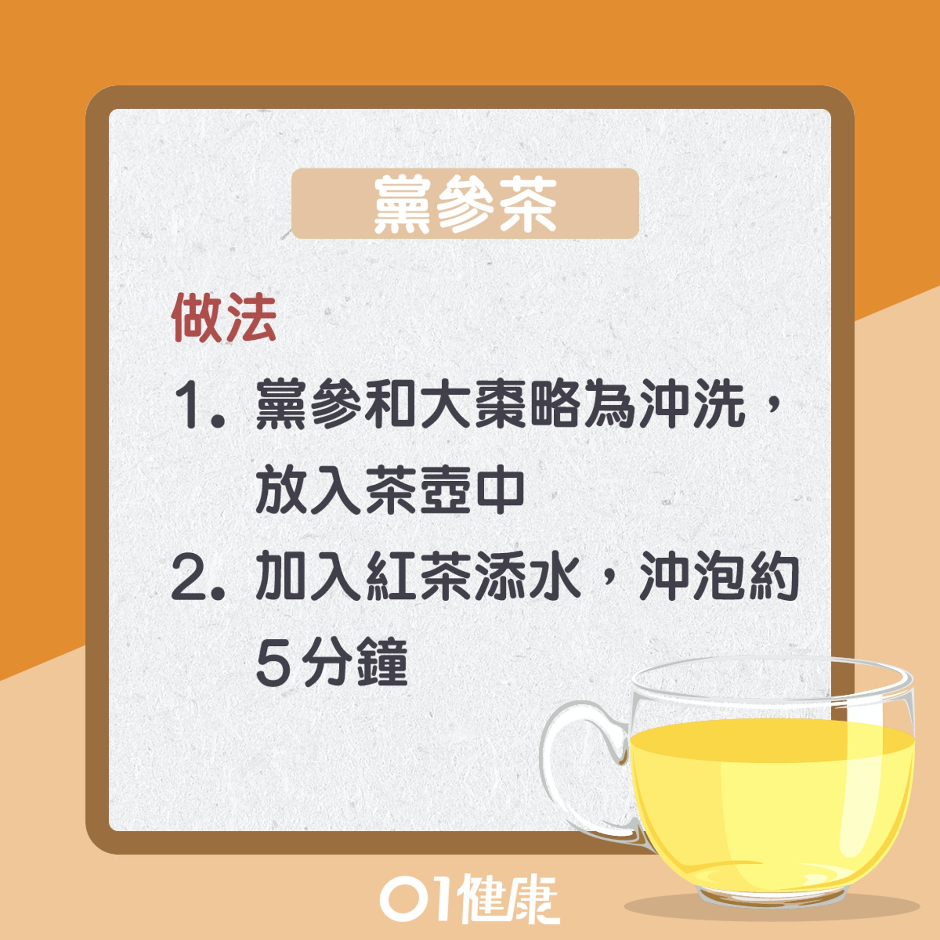 黨參茶(01製圖) 黨參茶(01製圖)