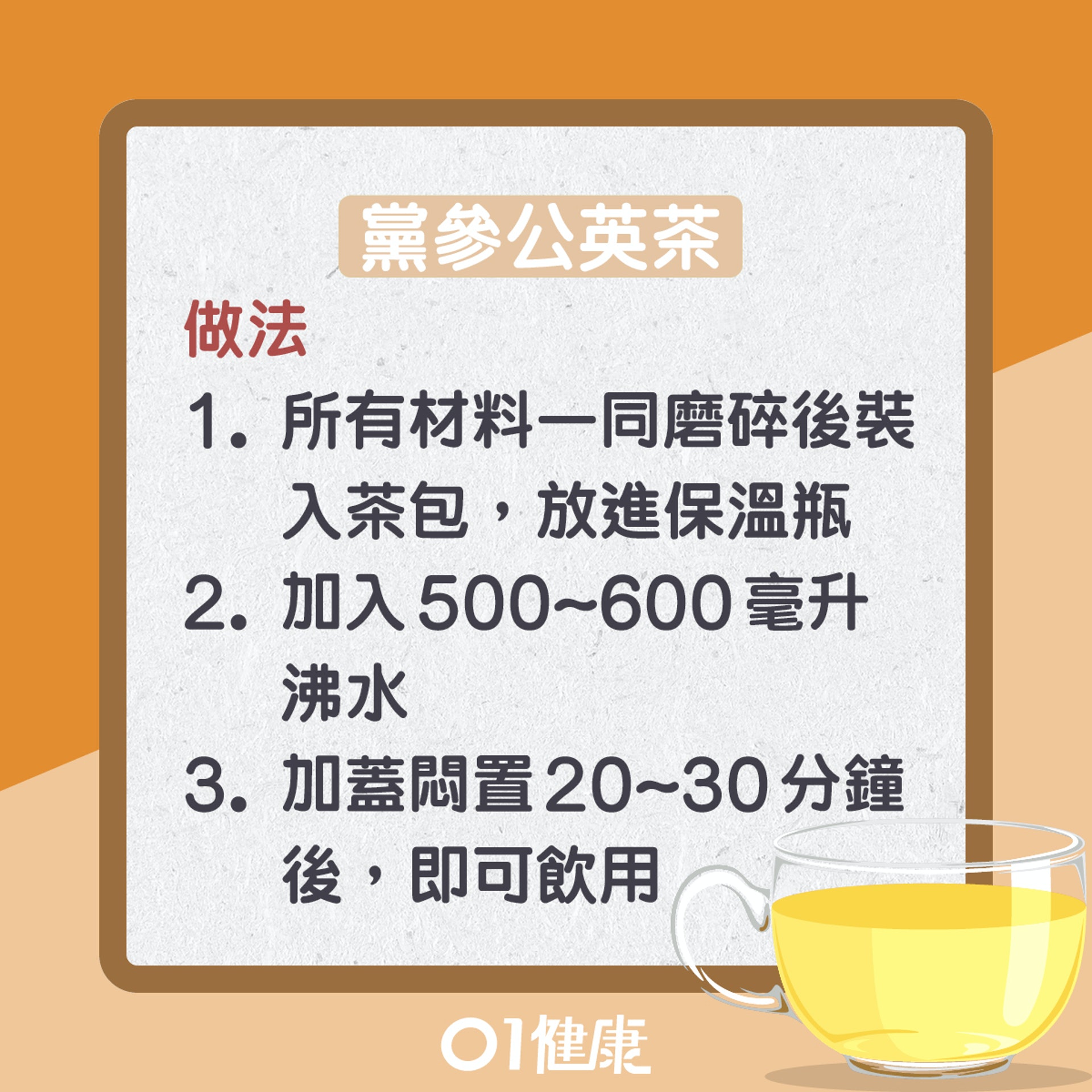 黨參公英茶(01製圖) 黨參公英茶(01製圖)