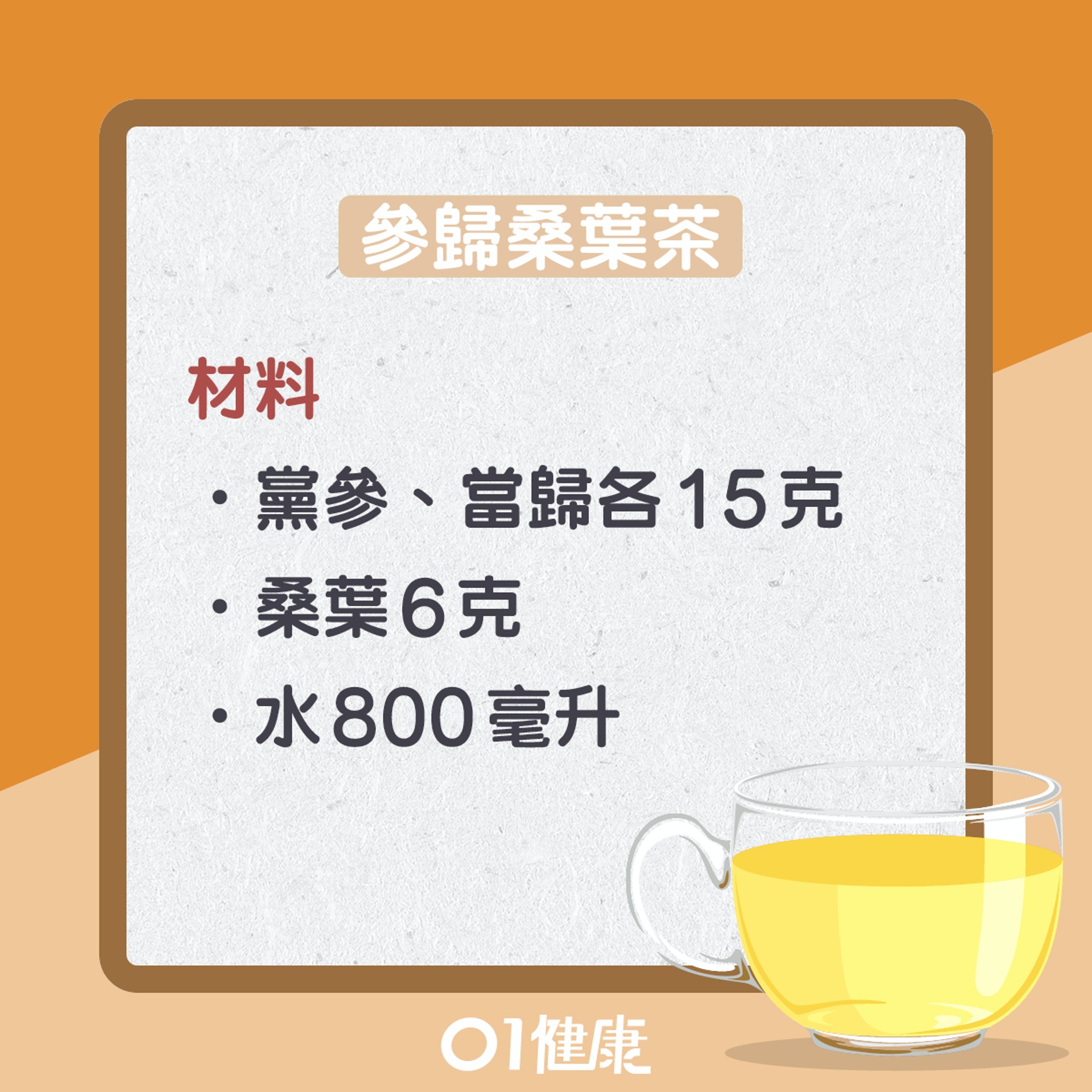參歸桑葉茶(01製圖) 參歸桑葉茶(01製圖)
