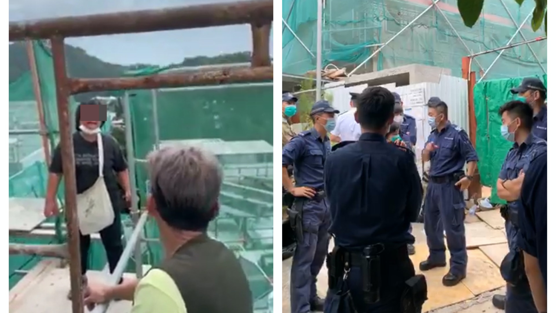 坪洲地盤二判拖欠工資 三判無法出糧給夥計 危站棚架逾2小時 坪洲地盤二判拖欠工資 三判無法出糧給夥計 危站棚架逾2小時