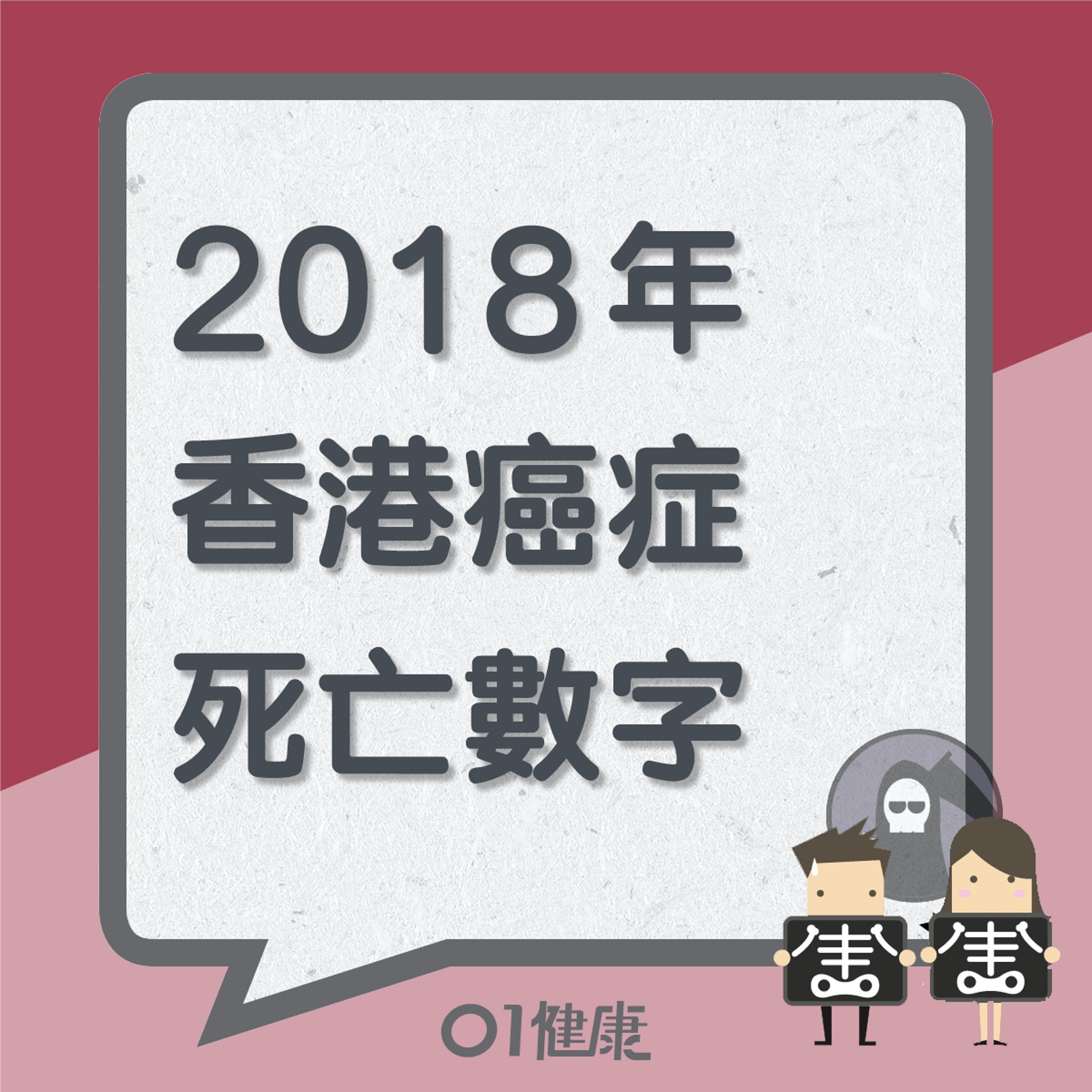 2018年香港癌症死亡數字