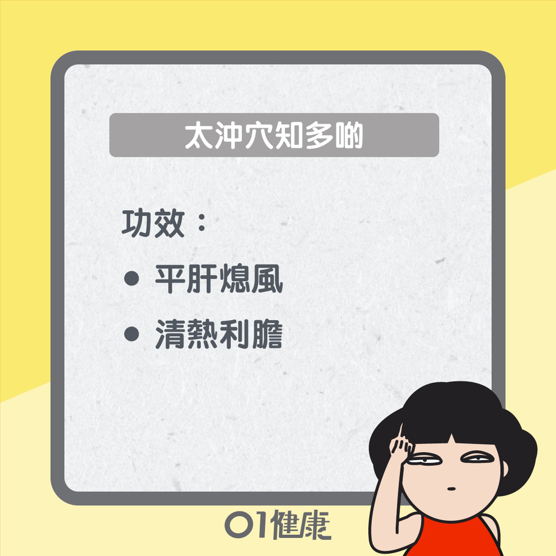 太沖穴知多啲(01製圖) 太沖穴知多啲(01製圖)