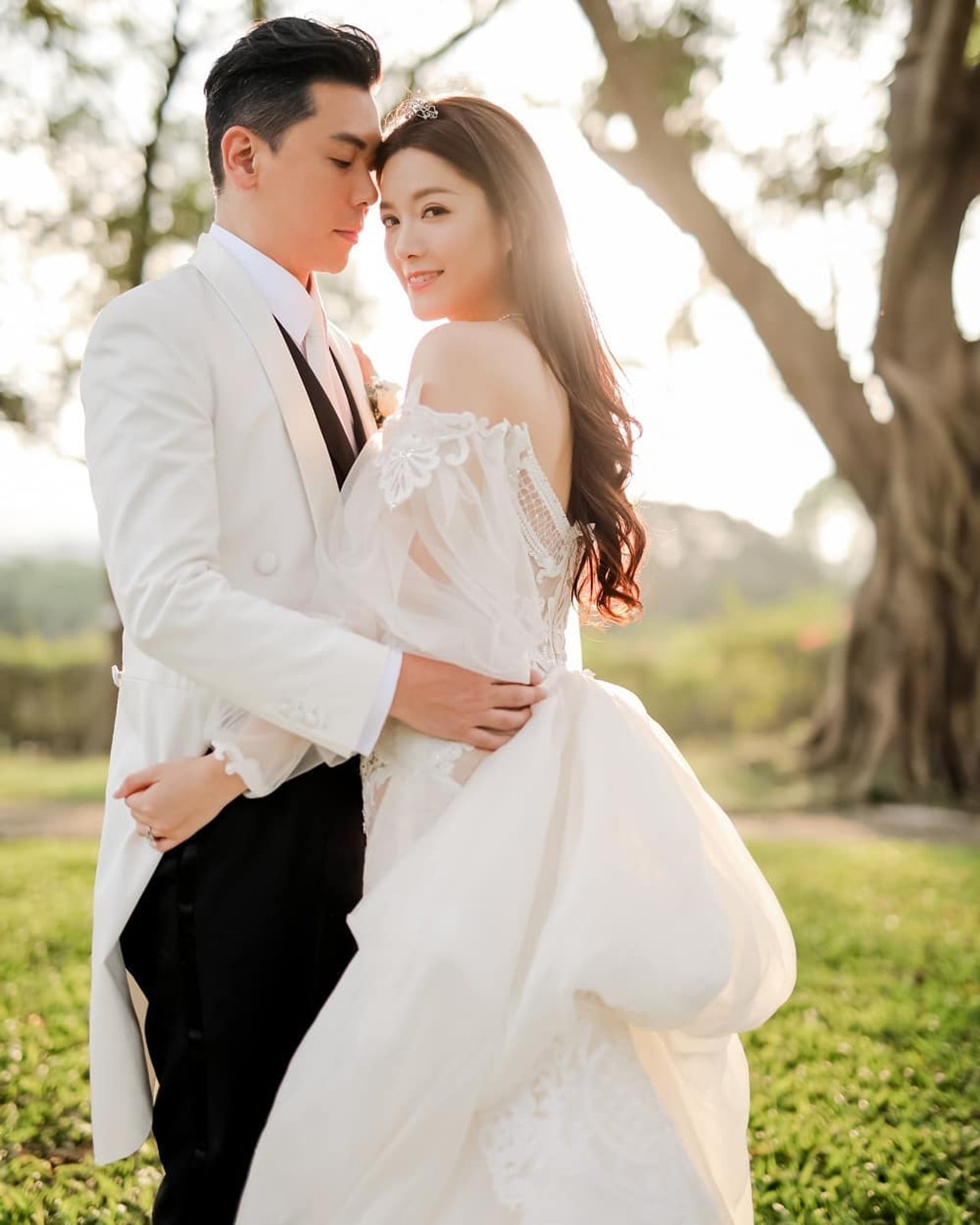 2016年约满TVB后，2018年苟芸慧就与陆汉洋结婚。（joyfulck@IG）