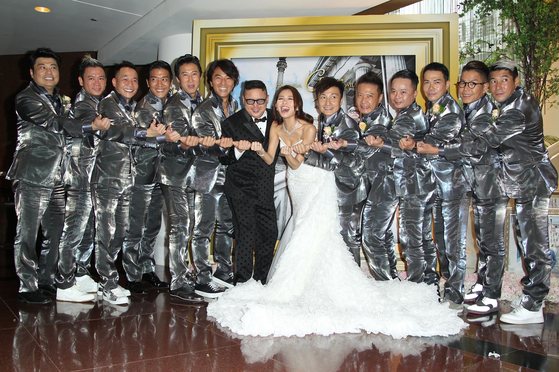 錢國偉與陳宛蔚於2015年結婚。(視覺中國) 錢國偉與陳宛蔚於2015年結婚。(視覺中國)