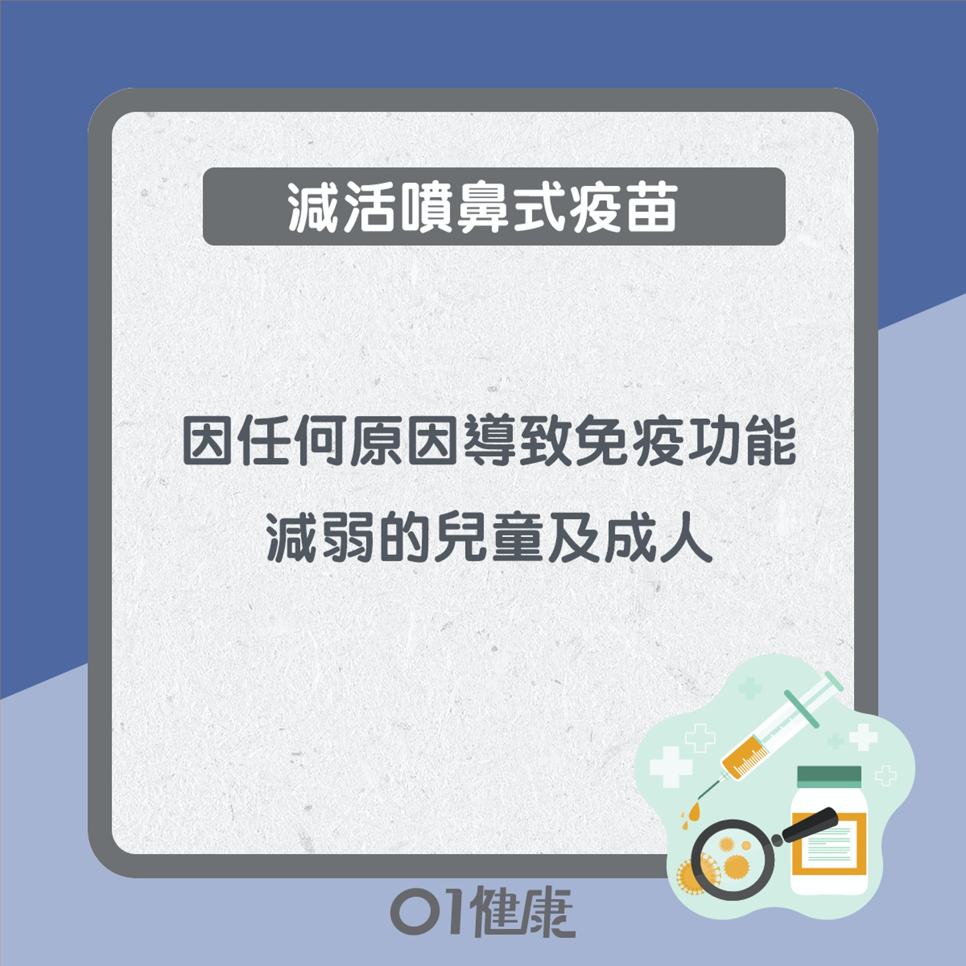 什麼人不宜打流感針?(01製圖) 什麼人不宜打流感針?(01製圖)