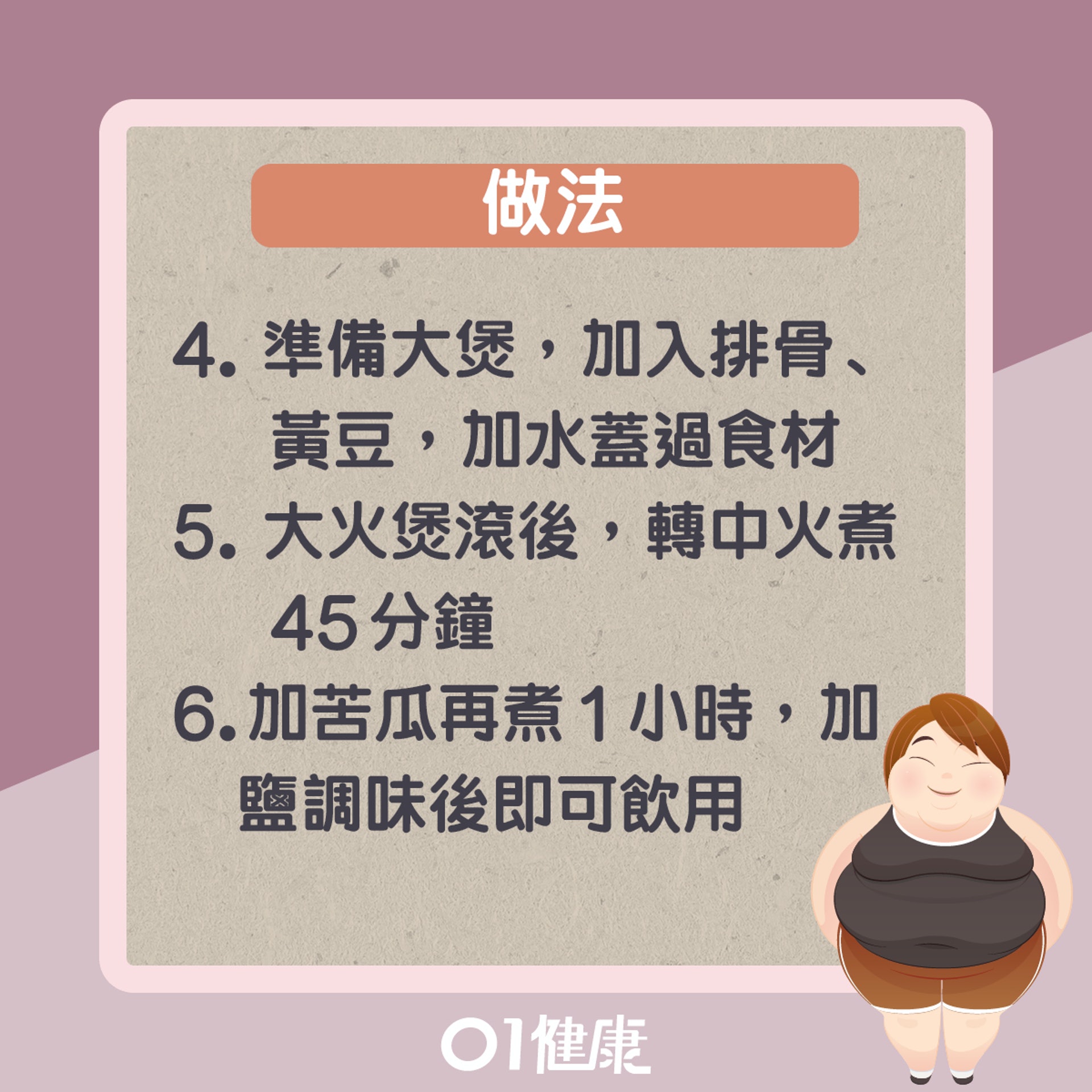 苦瓜黃豆排骨湯(01製圖) 苦瓜黃豆排骨湯(01製圖)