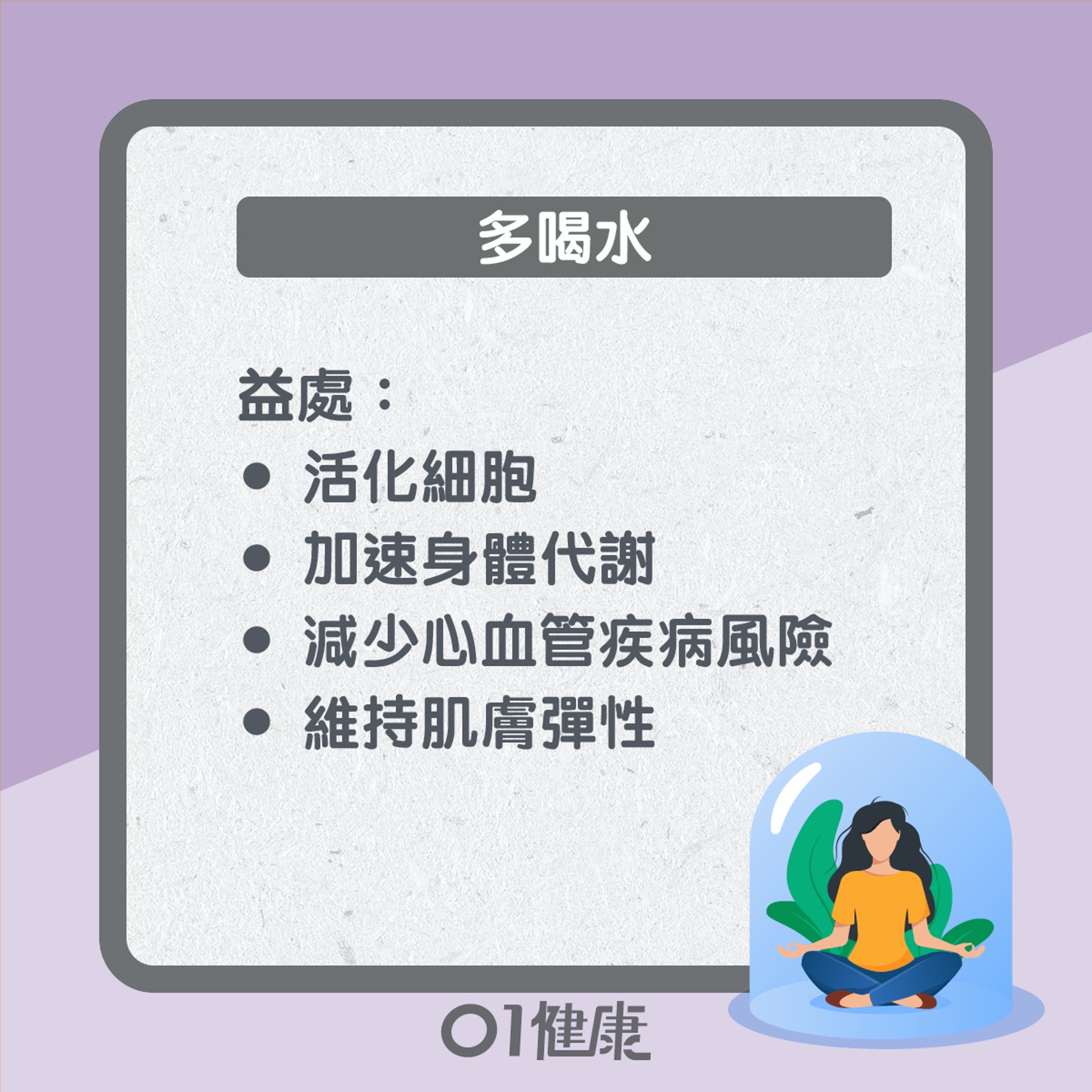 凍齡習慣知多啲(01製圖) 凍齡習慣知多啲(01製圖)