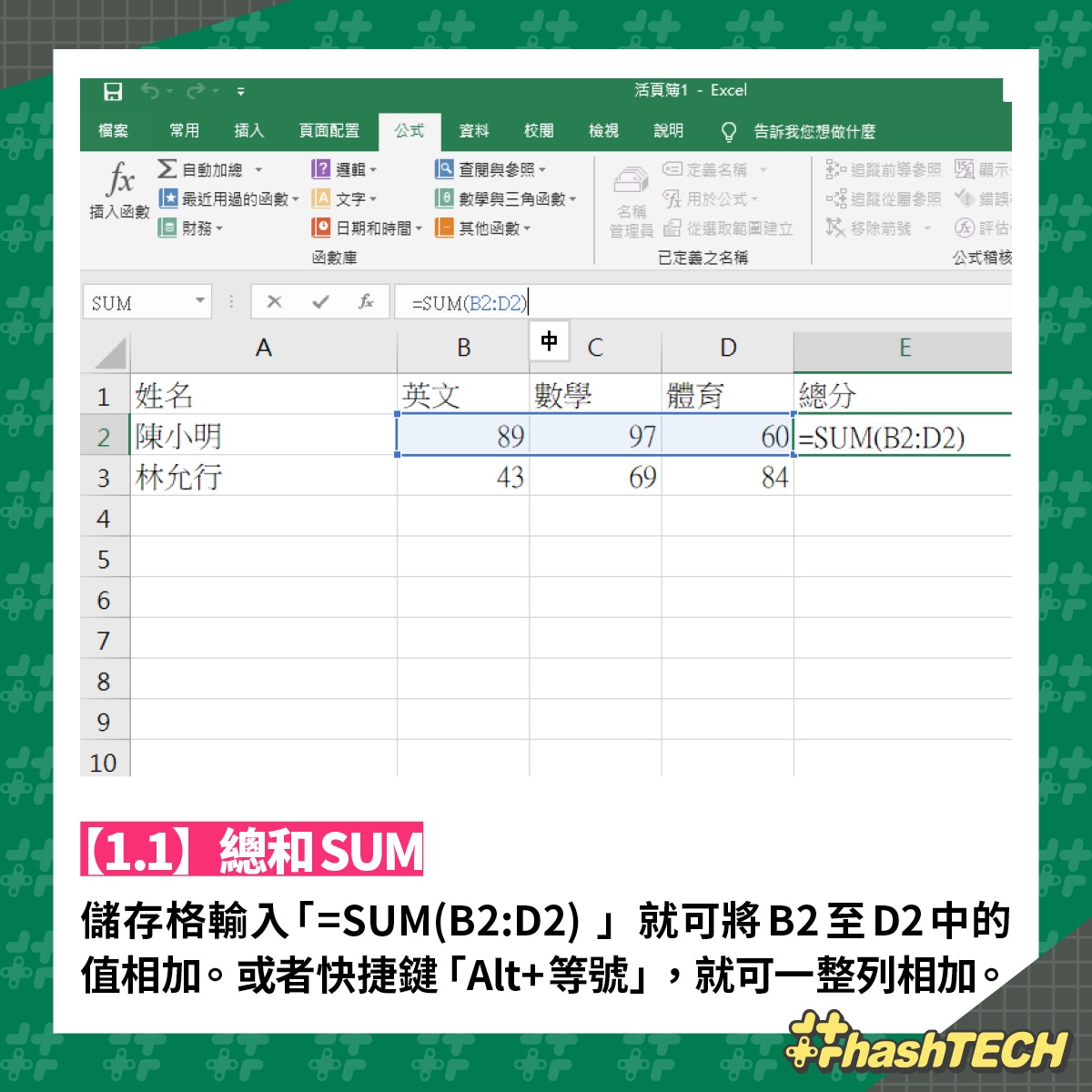 10個excel實用技巧輕鬆執靚圖表附10個打工仔常用函數公式 香港01 實用教學