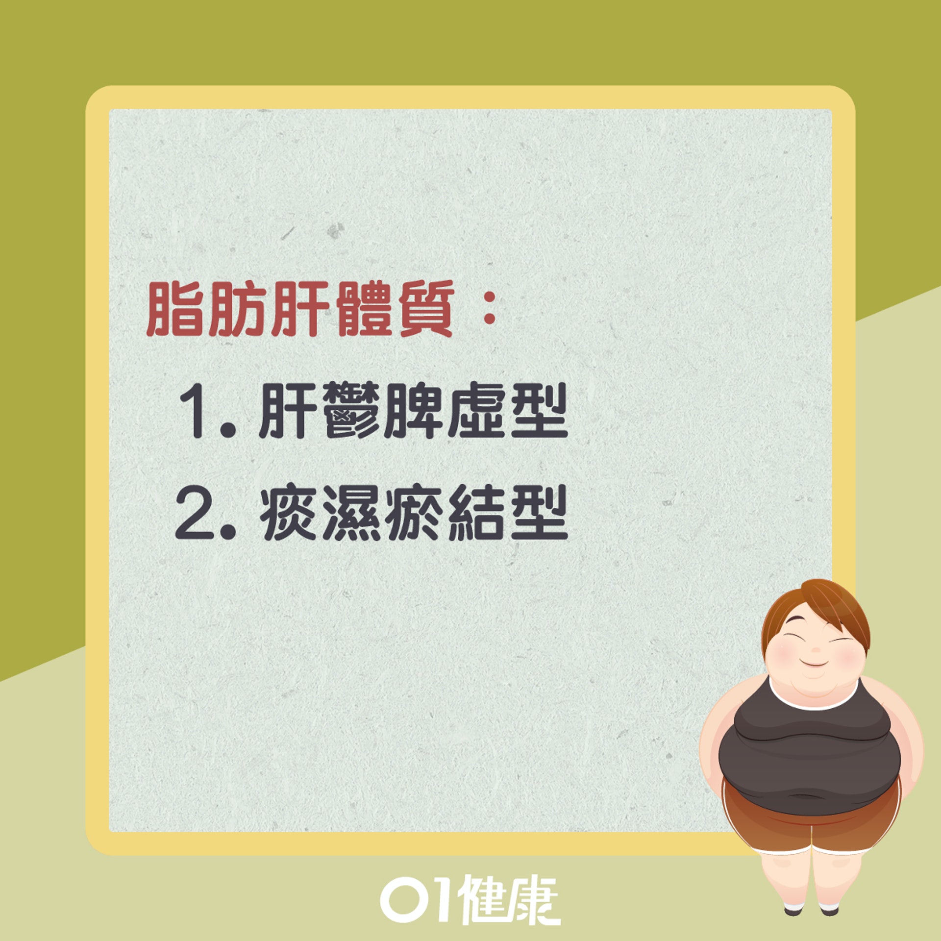 易有脂肪肝的兩種體質(01製圖) 易有脂肪肝的兩種體質(01製圖)