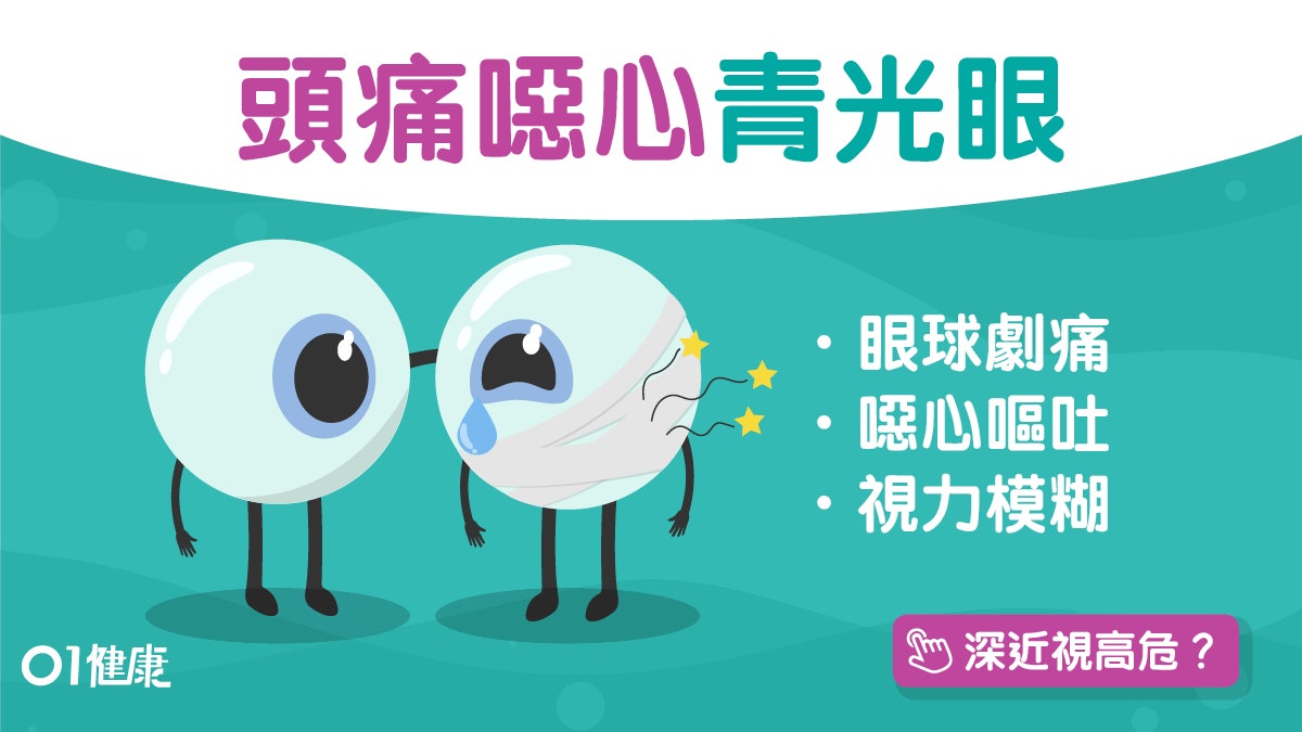 【青光眼】女子頭痛噁心誤診心臟病險失明!9類高危族宜每年檢查 【青光眼】女子頭痛噁心誤診心臟病險失明!9類高危族宜每年檢查