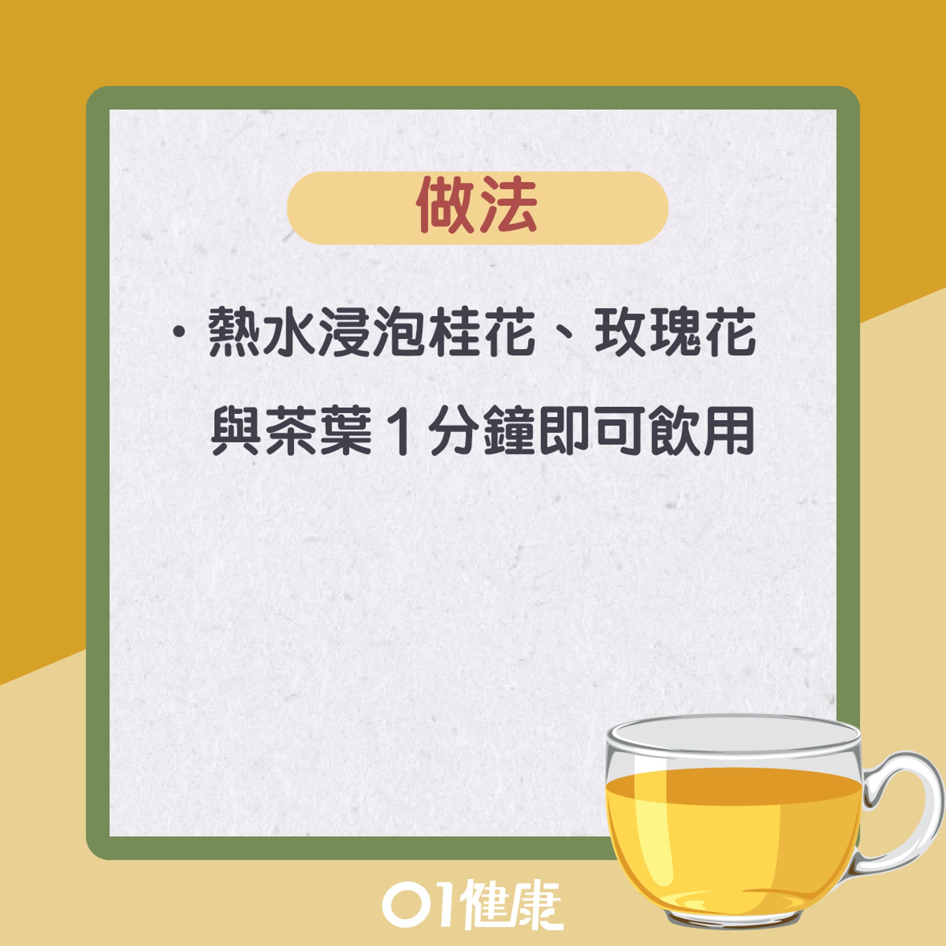 桂花玫瑰花茶(01製圖) 桂花玫瑰花茶(01製圖)