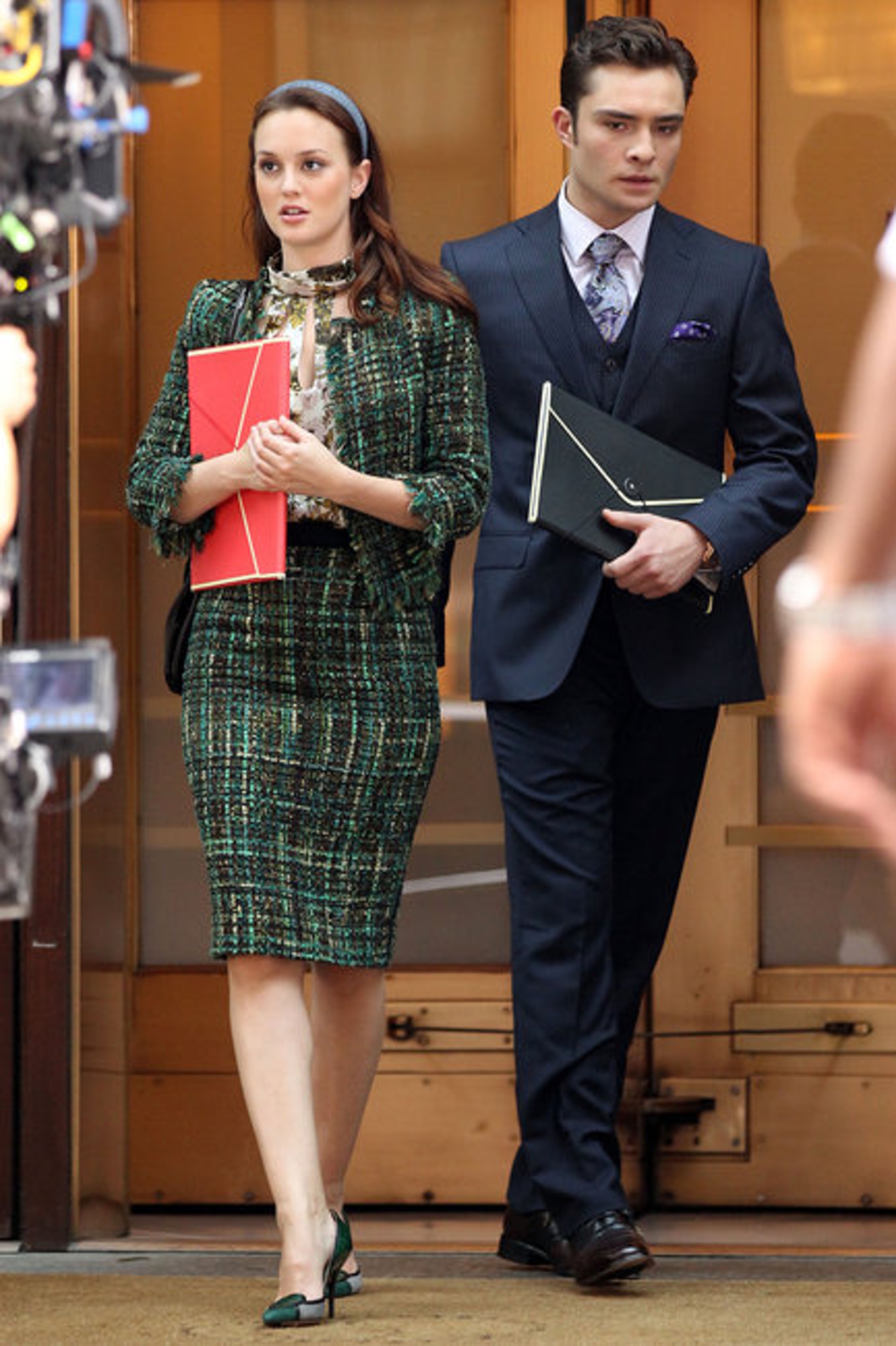 Leighton Meester在劇中的造型目不暇接,各種style都有。(劇照) Leighton Meester在劇中的造型目不暇接,各種style都有。(劇照)