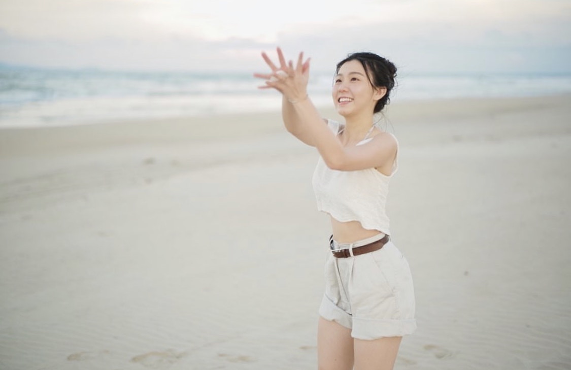 也愛到處玩。（林芷煖Instagram）