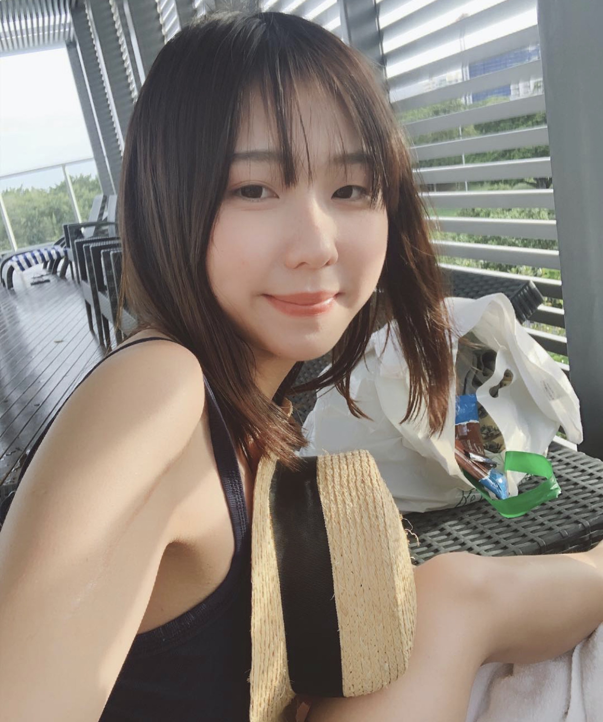 她從不逃避因癌症留下的傷口。(林芷煖Instagram) 她從不逃避因癌症留下的傷口。(林芷煖Instagram)