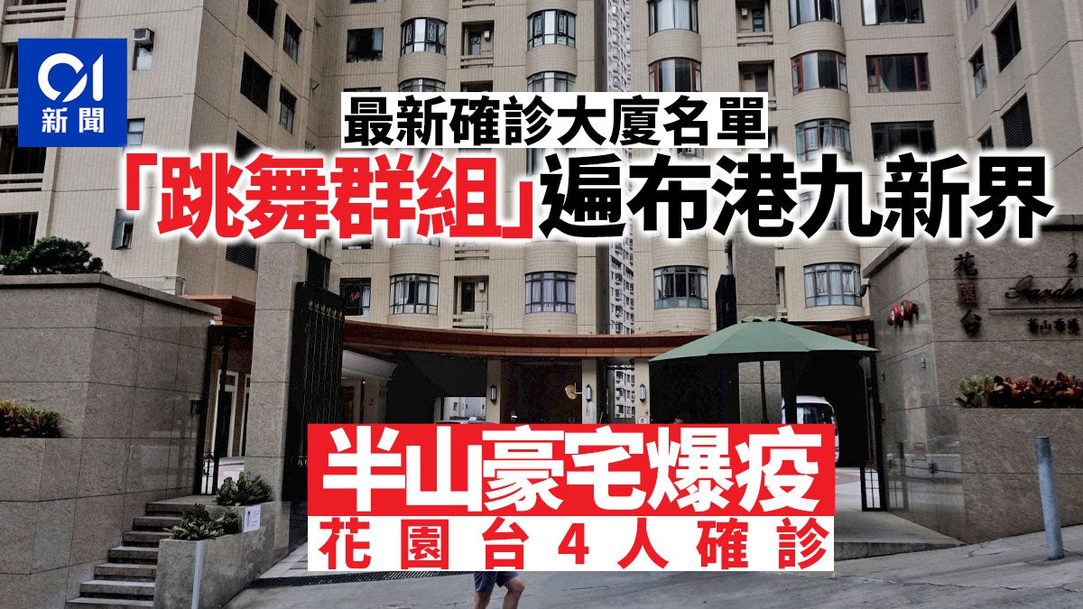 確診大廈|億元半山花園台患者增至4人 跑馬地樂景園2人確診 確診大廈|億元半山花園台患者增至4人 跑馬地樂景園2人確診