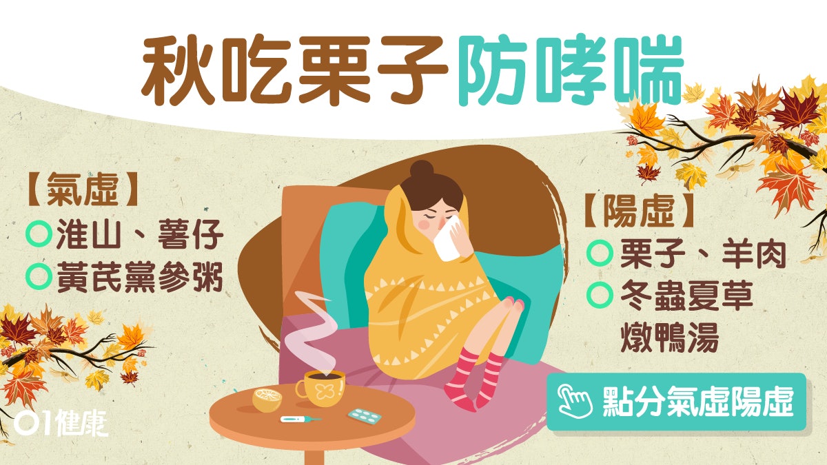 哮喘|氣虛陽虛3體質易哮喘 多食甜傷脾冬蟲夏草燉鴨湯益腎養肺 哮喘|氣虛陽虛3體質易哮喘 多食甜傷脾冬蟲夏草燉鴨湯益腎養肺
