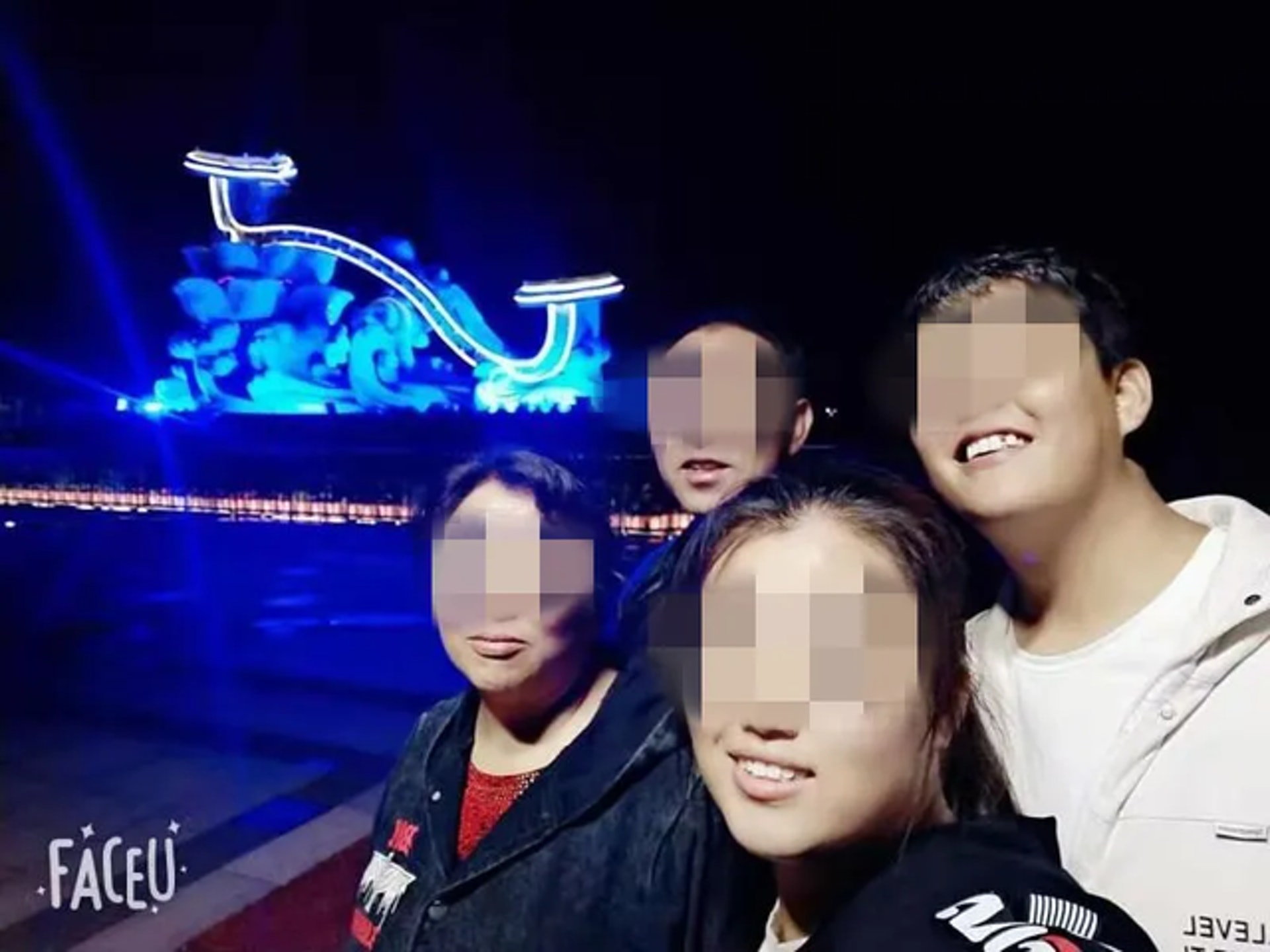 祁俊芳一家四口。(南國今報) 祁俊芳一家四口。(南國今報)