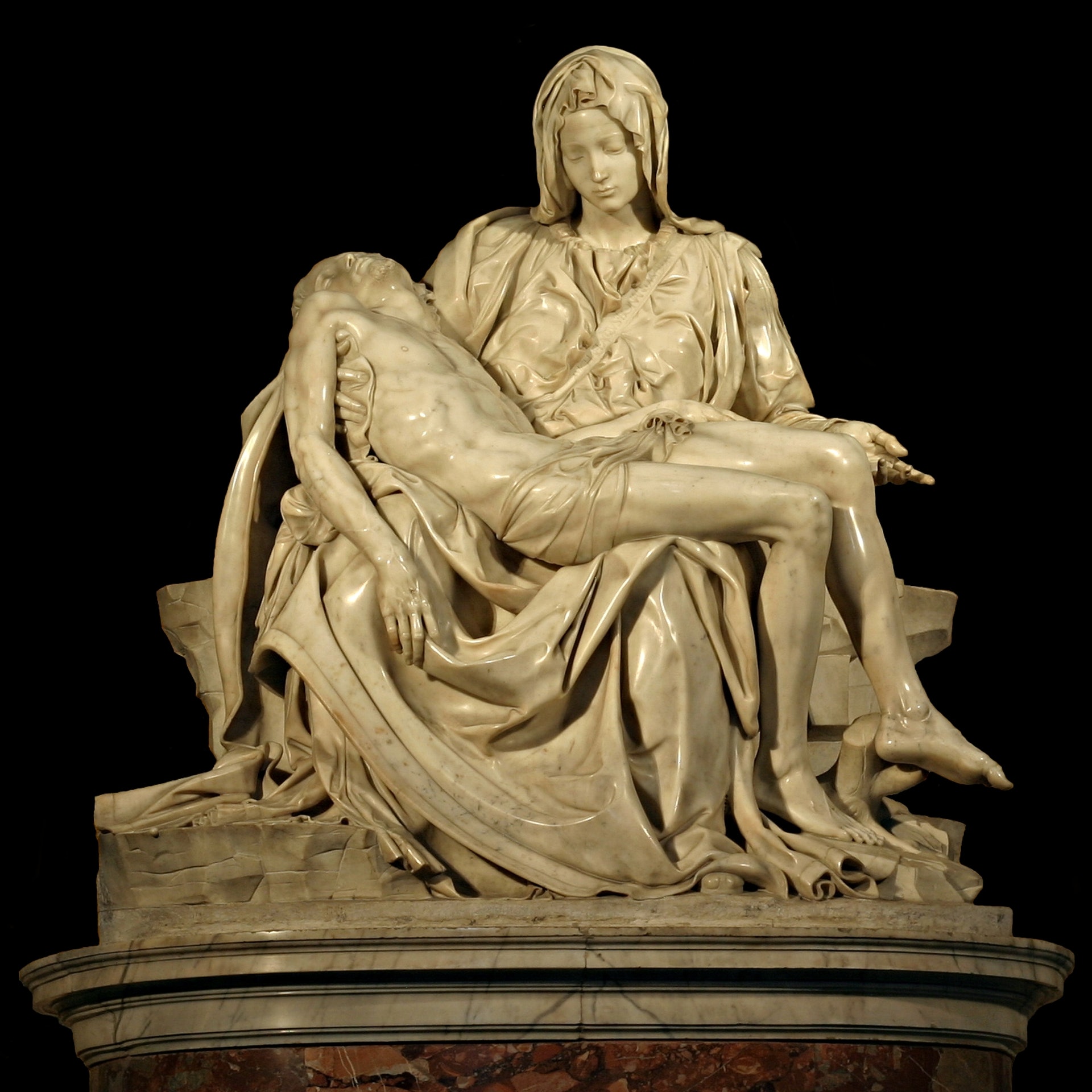 米開朗基羅的《耶穌之死》（Stanislav Traykov/Wikipedia）