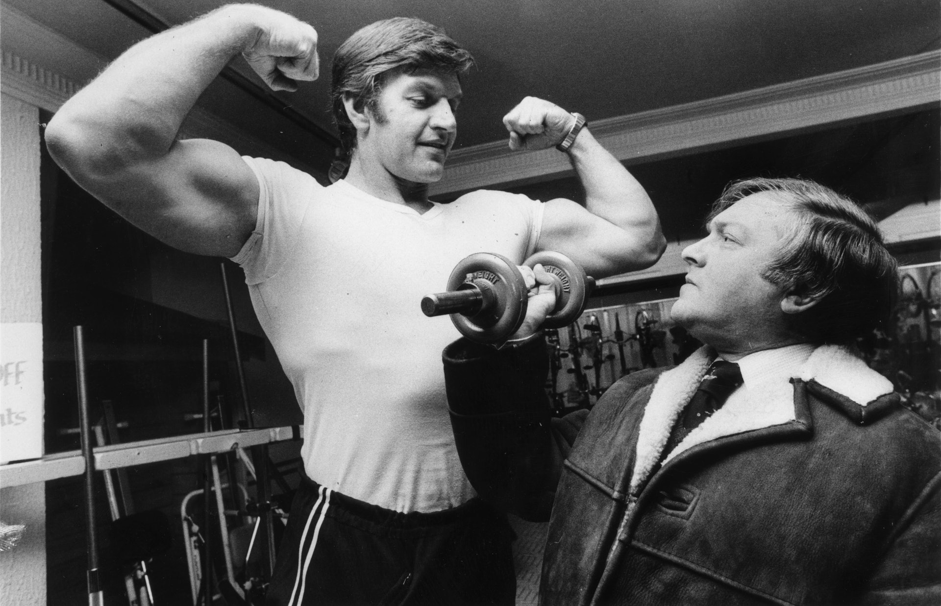 Dave Prowse(左)入行拍戲前是舉重選手。(Getty Images) Dave Prowse(左)入行拍戲前是舉重選手。(Getty Images)