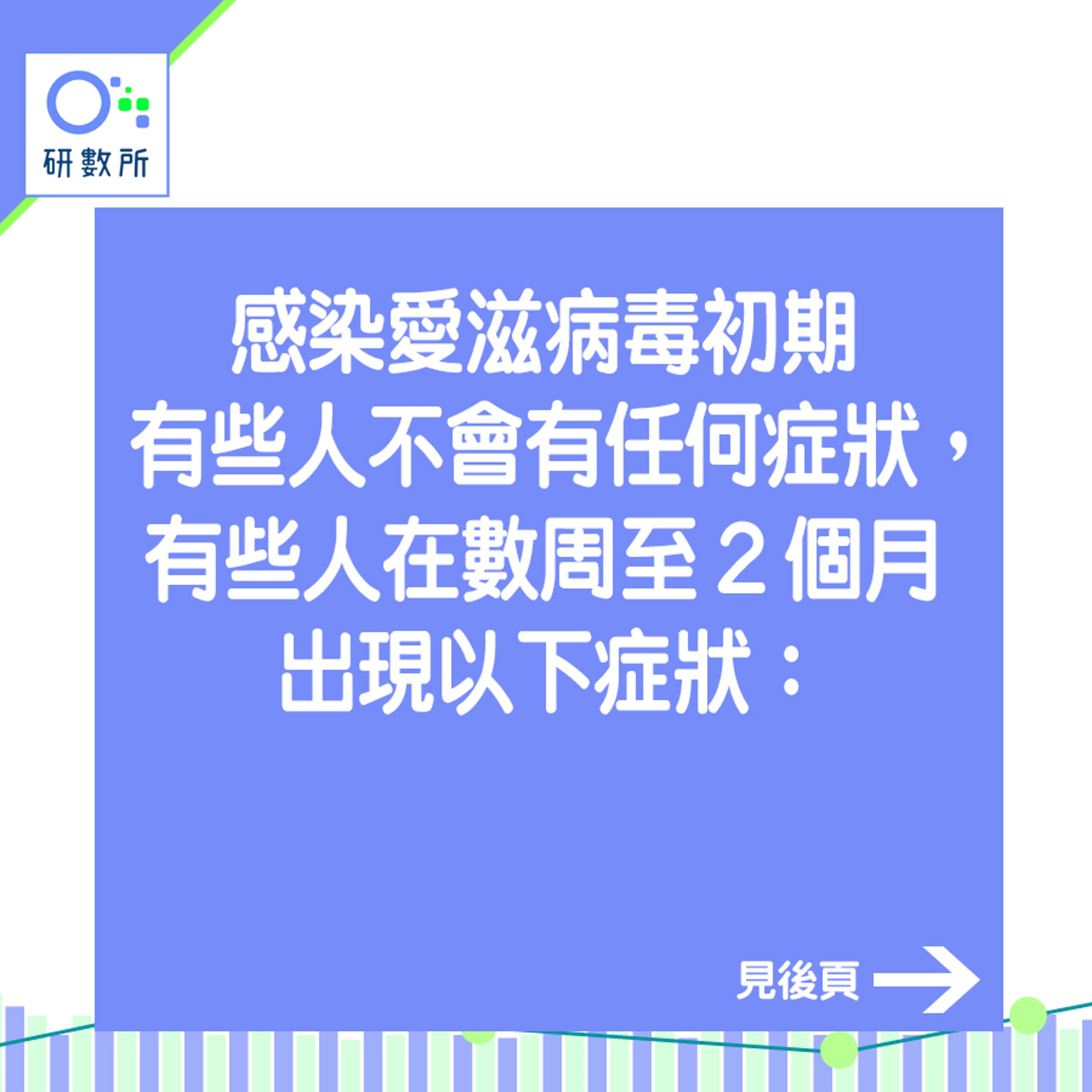 愛滋病症狀(HK01製圖) 愛滋病症狀(HK01製圖)