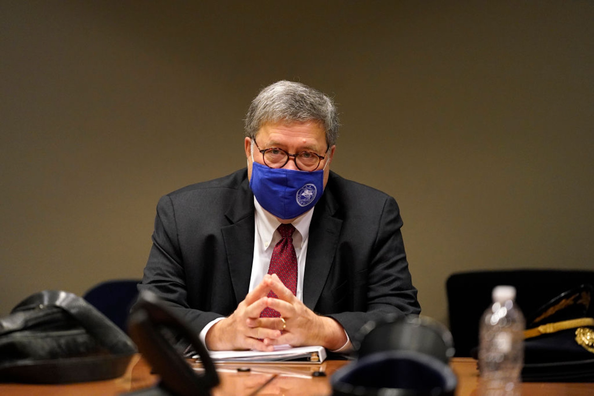 巴爾表示司法部未有發現足以改變美國大選結果的廣泛選舉舞弊證據,圖為他2020年10月在密蘇里州參與會議(Getty) 巴爾表示司法部未有發現足以改變美國大選結果的廣泛選舉舞弊證據,圖為他2020年10月在密蘇里州參與會議(Getty)