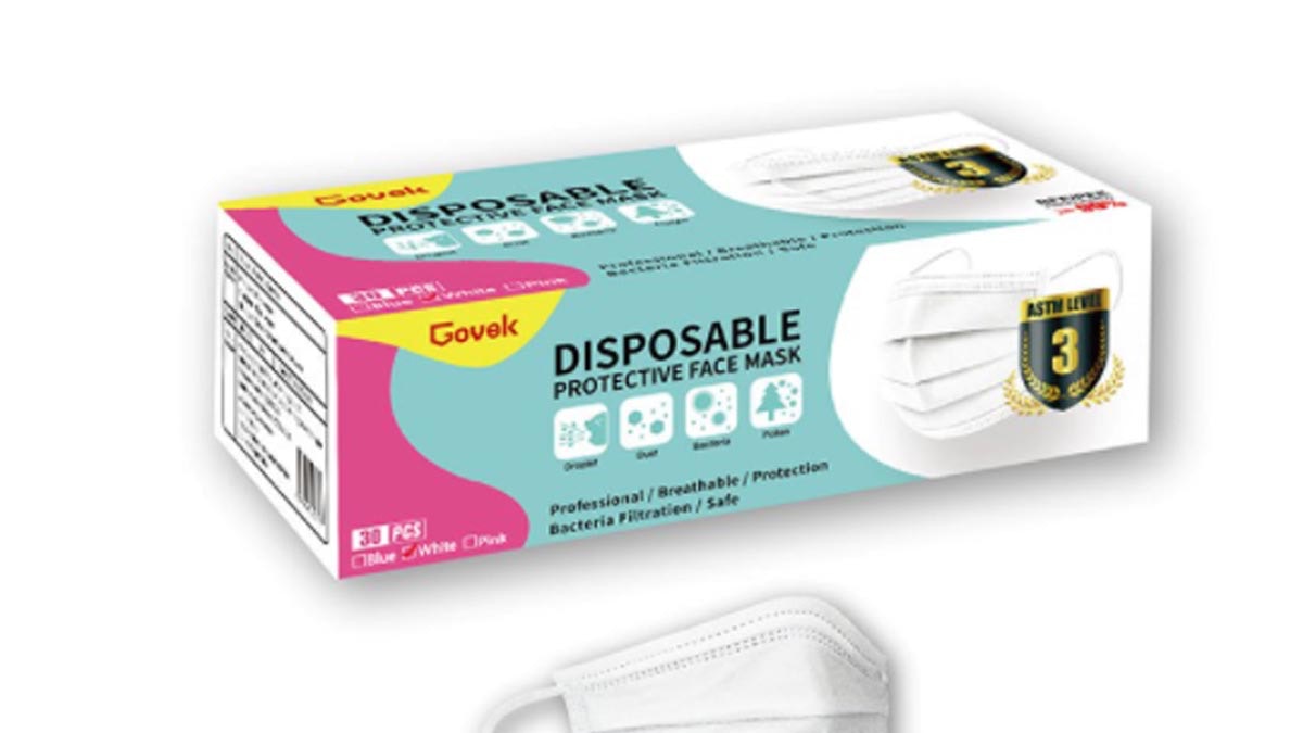 Govek口罩特價 0 7一個level 3獨立包裝莎莎sasa門市網店有售