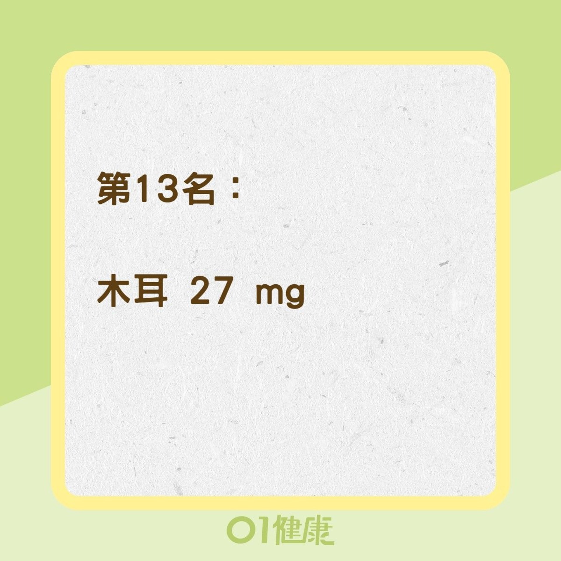 含鈣蔬菜排行榜(01製圖) 含鈣蔬菜排行榜(01製圖)