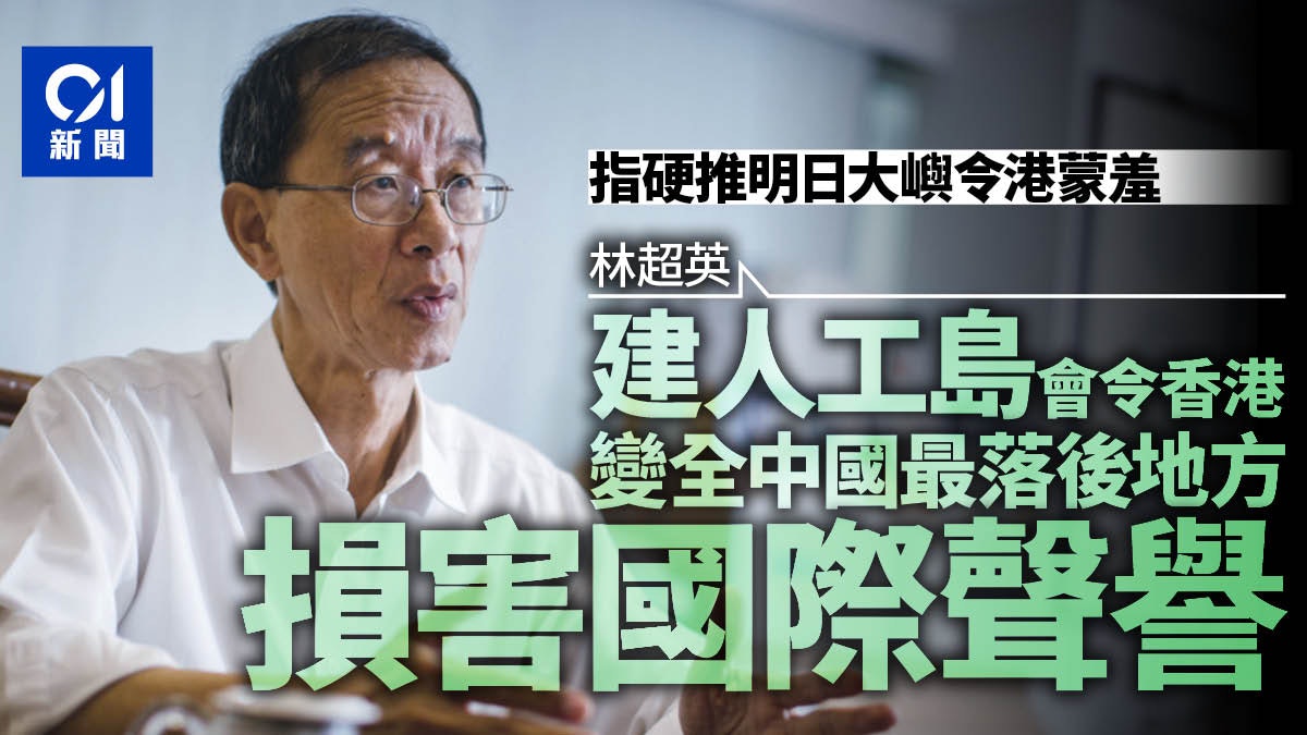 明日大嶼|林超英批硬推人工島:令香港成為全中國保育最落後地方 明日大嶼|林超英批硬推人工島:令香港成為全中國保育最落後地方