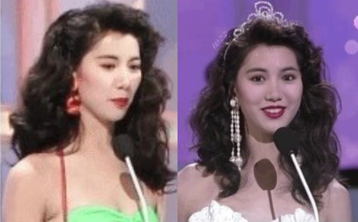 靚靚當年只有18歲而已。（微博圖片）