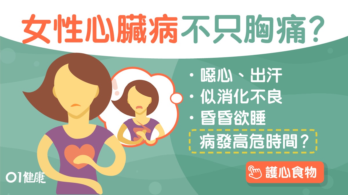 【心臟病】胃酸倒流或心臟病先兆?5大症狀更年期女性睡覺易病發 【心臟病】胃酸倒流或心臟病先兆?5大症狀更年期女性睡覺易病發
