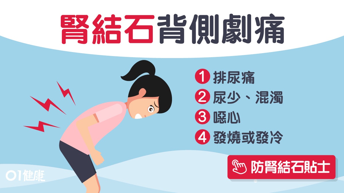腎結石|尿少混濁有異味7症狀 有3種痛結石或移位預防6招多吃橙 腎結石|尿少混濁有異味7症狀 有3種痛結石或移位預防6招多吃橙