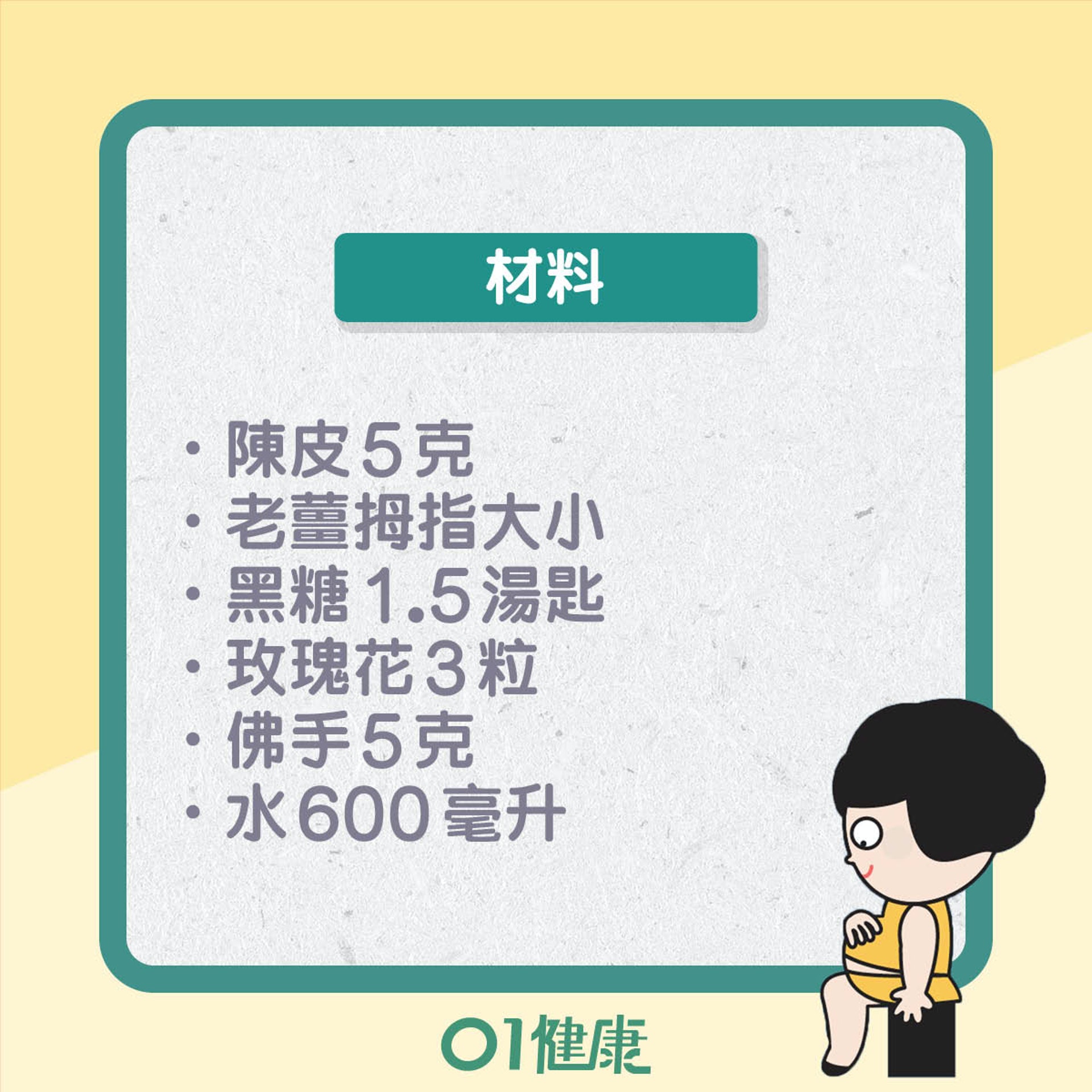 黑糖玫瑰佛手飲(01製圖) 黑糖玫瑰佛手飲(01製圖)