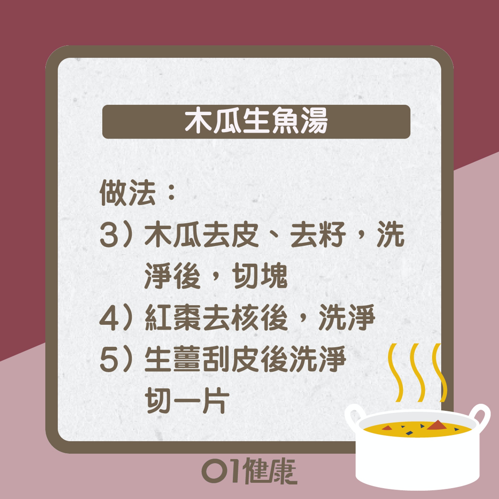 木瓜生魚湯知多啲(01製圖) 木瓜生魚湯知多啲(01製圖)