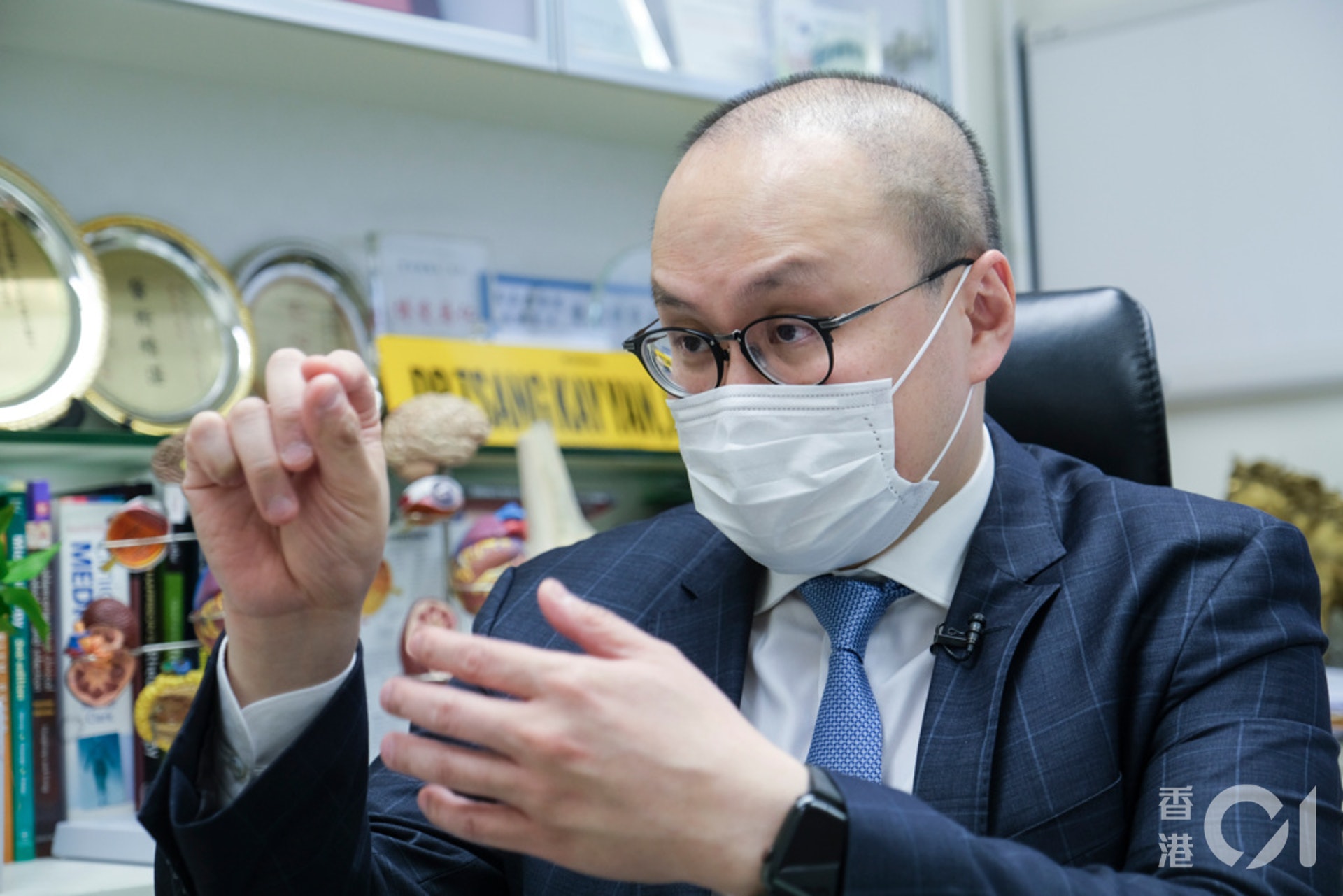 曾祈殷估計變種病毒株亦可能在歐洲其他國家出現。(資料圖片/羅君豪攝) 曾祈殷估計變種病毒株亦可能在歐洲其他國家出現。(資料圖片/羅君豪攝)