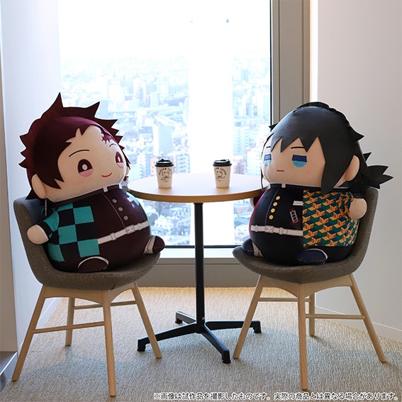 鬼滅之刃 炭治郎 義勇超巨型公仔登場 圓圓胖胖好想抱回家